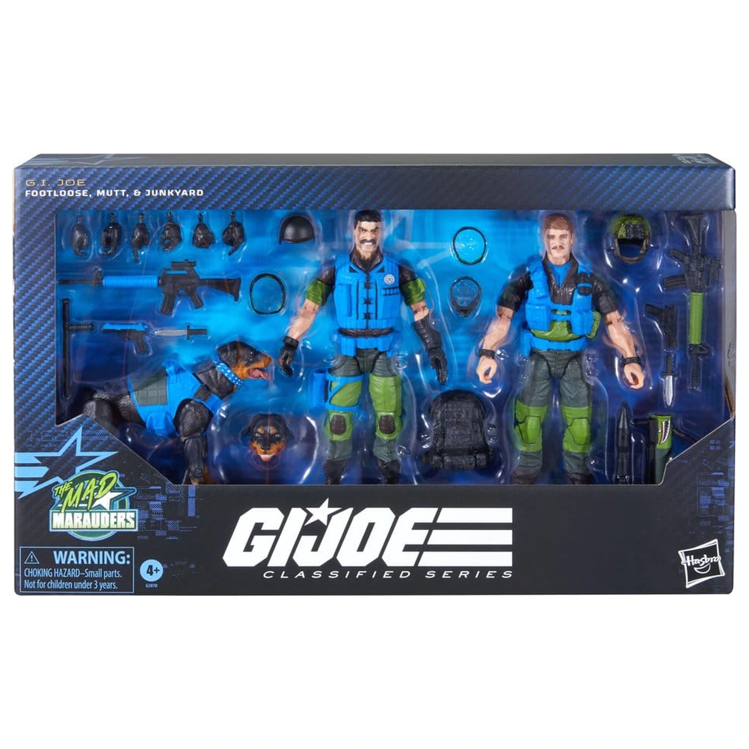 G.I. Joe Classified Series Akcijska figura 3-Paket #220 Mad Marauders: Footloose & Mutt & Junkyard 15 cm fotografija izdelka