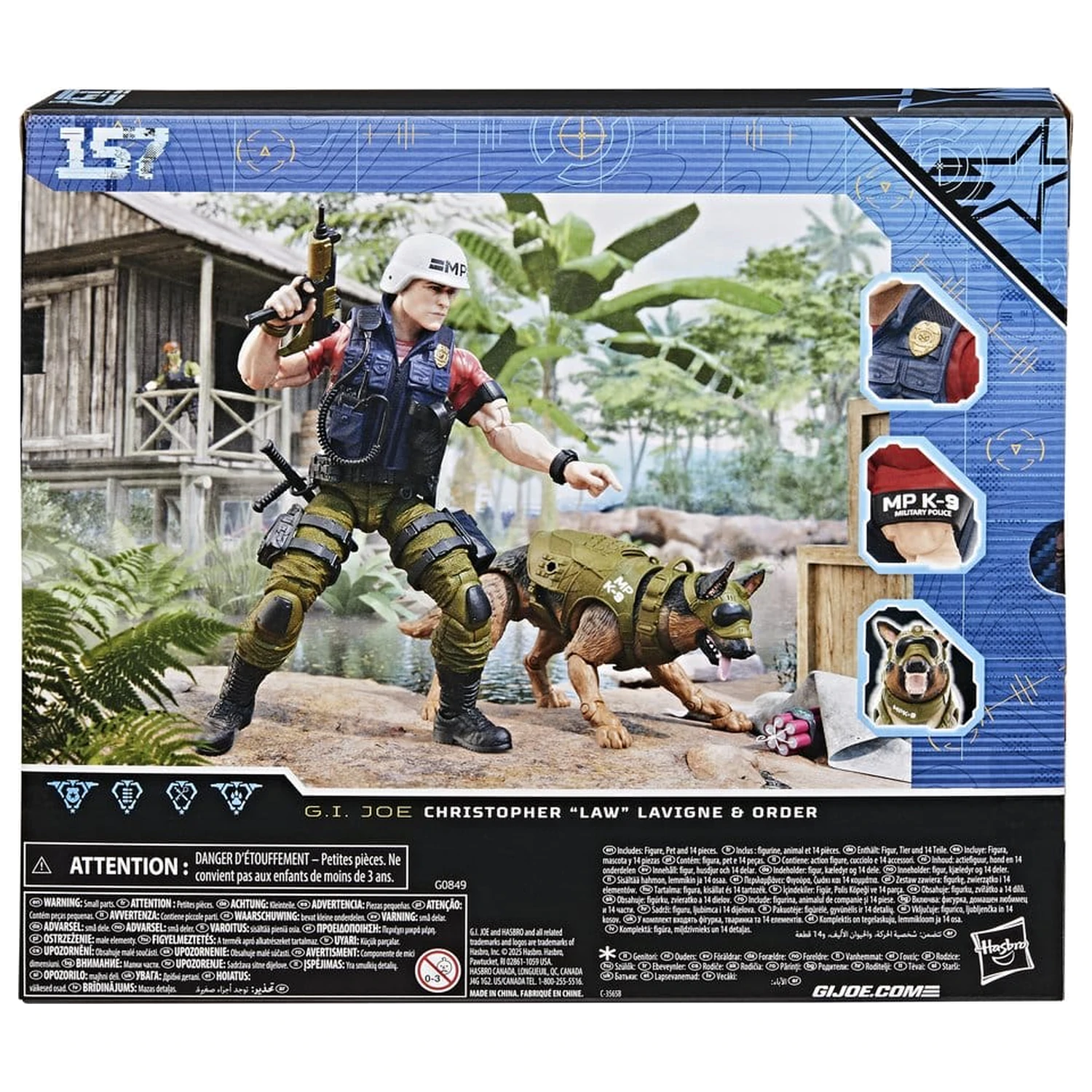G.I. Joe Classified Series akcijska figura #157 Christopher Law Lavigne & Order 15 cm fotografija izdelka
