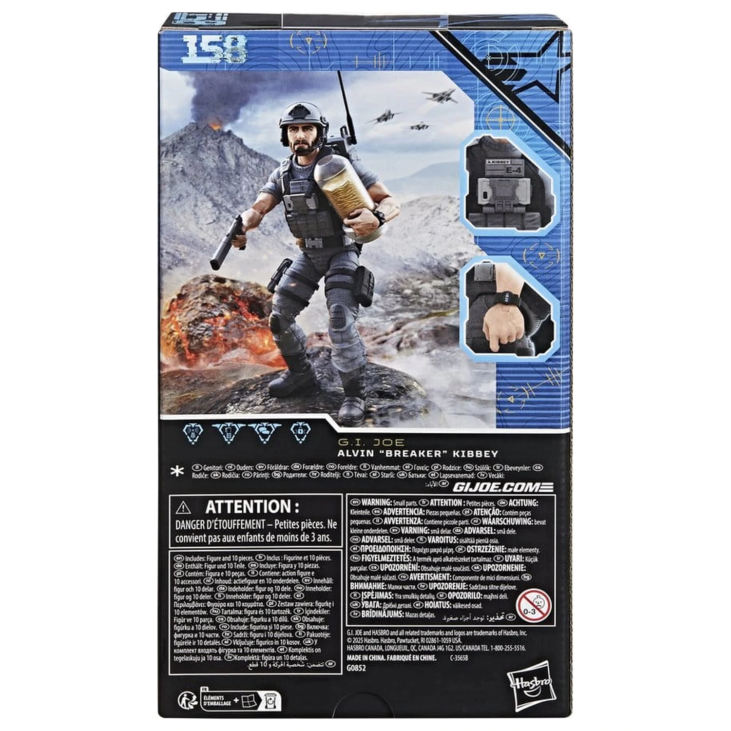 G.I. Joe Classified Series Akcijska figura #158 Alvin "Breaker" Kibbey 15 cm fotografija izdelka