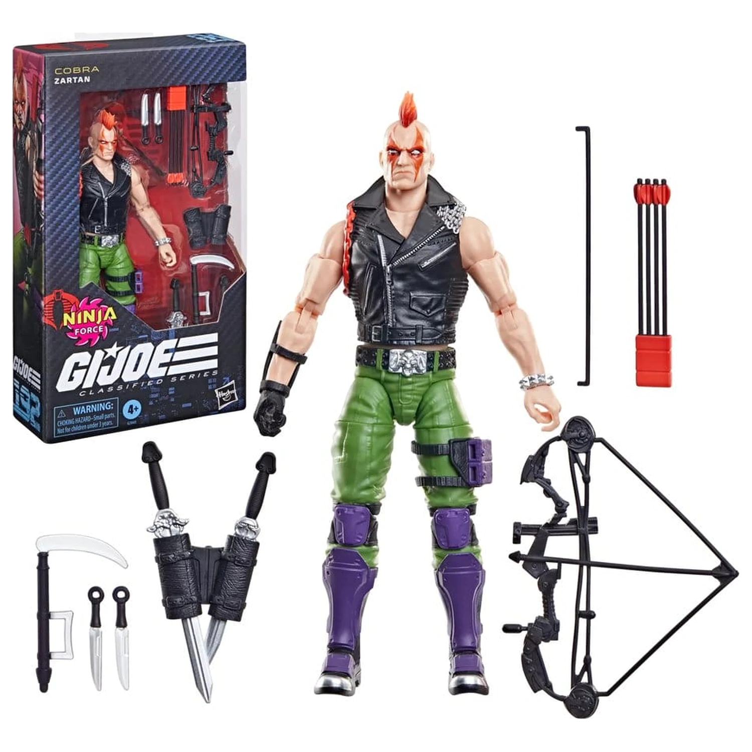 G.I. Joe Classified Series akcijska figura #192 Ninja Force Zartan 15 cm fotografija izdelka