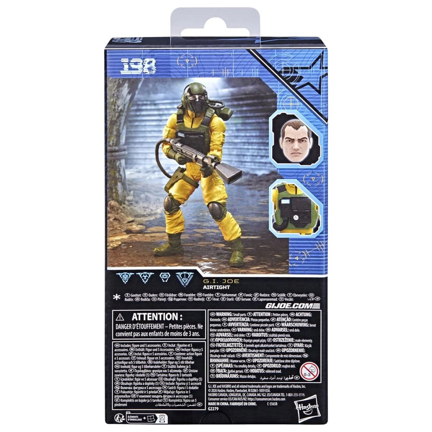 G.I. Joe Classified Series akcijska figura #198 Airtight 15 cm fotografija izdelka