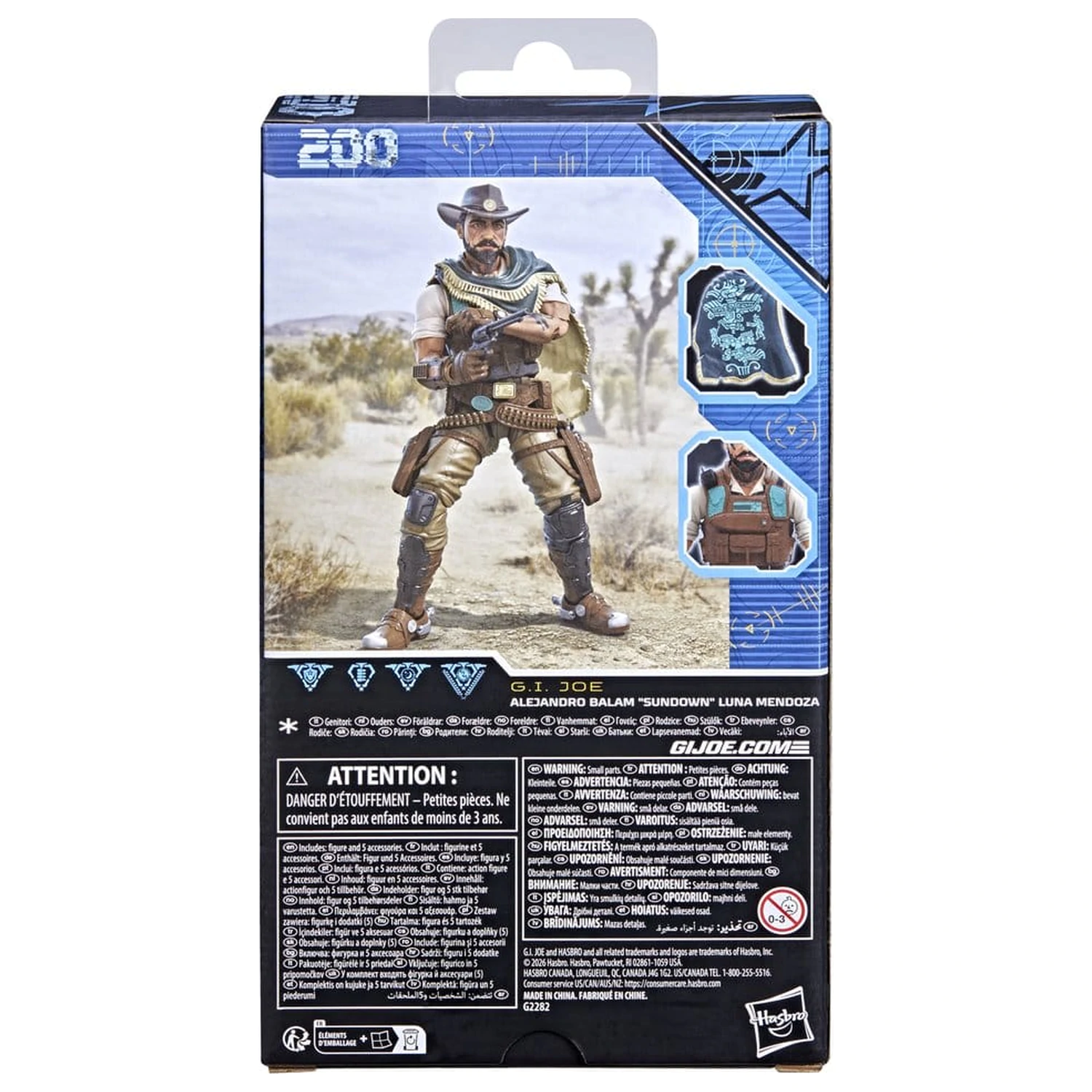 G.I. Joe Classified Series akcijska figura #200 Alejandro Balam "Sundown" Luna Mendoza 15 cm fotografija izdelka