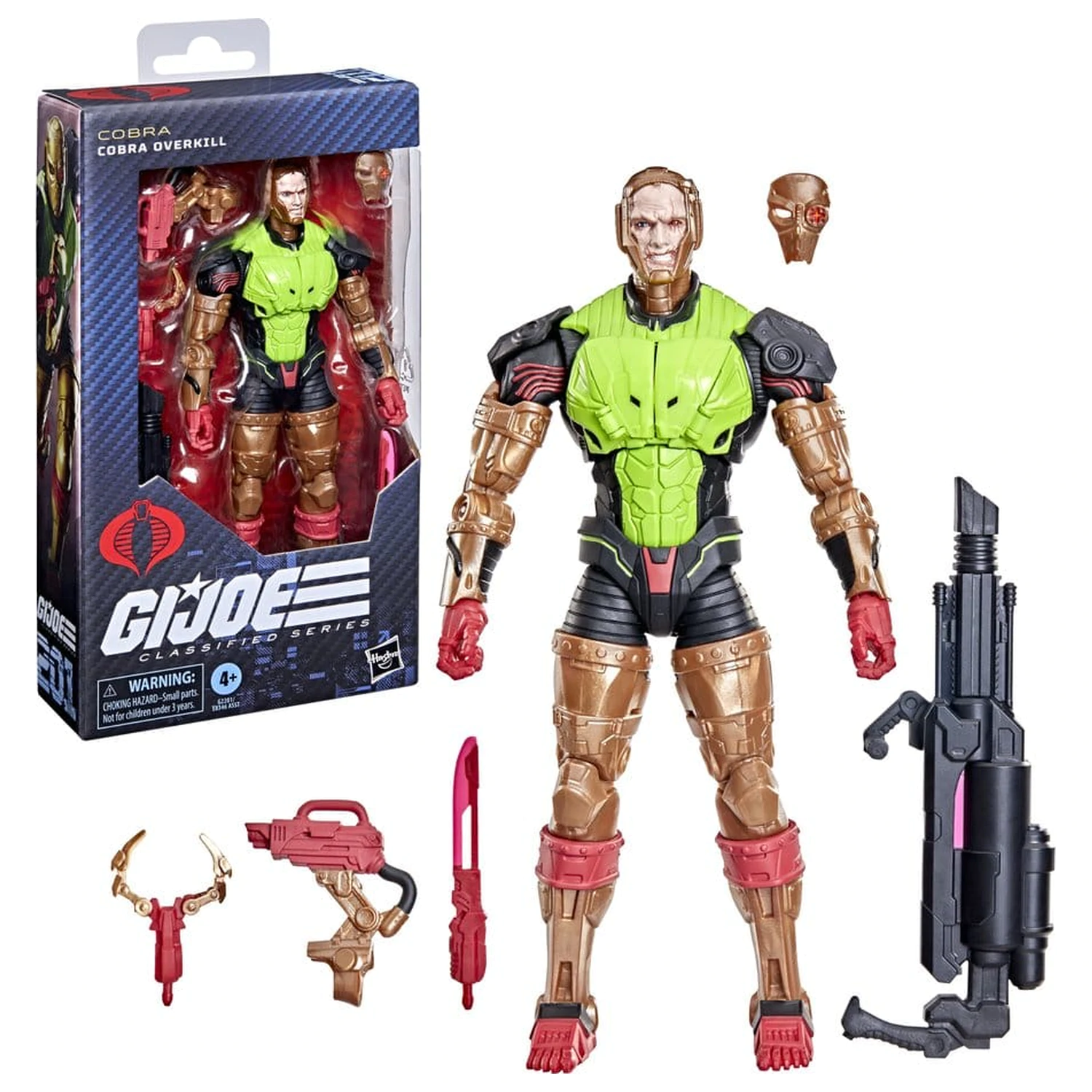 G.I. Joe Classified Series figurica #201 Cobra Overkill 15 cm fotografija izdelka
