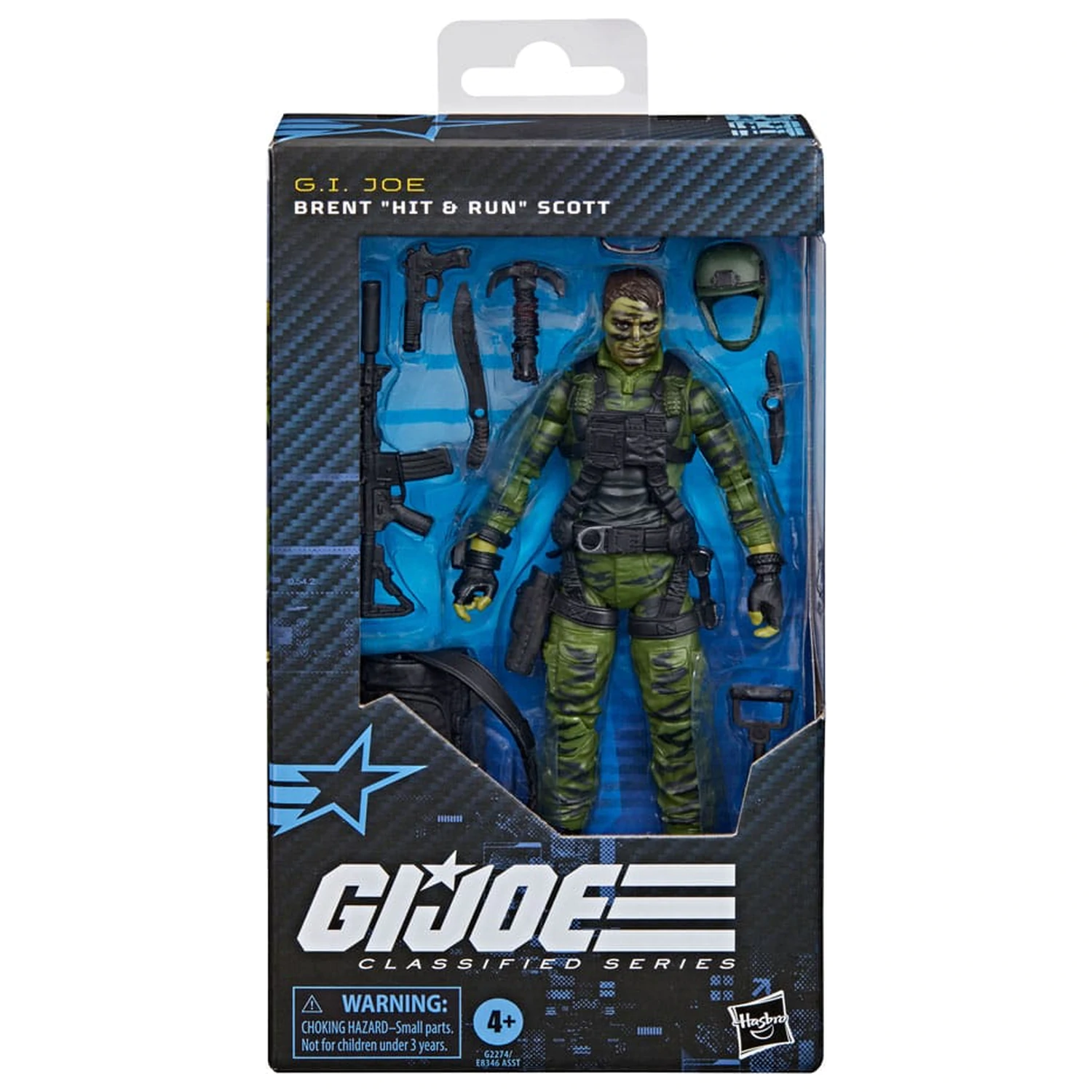 G.I. Joe Classified Series akcijska figura Brent "Hit & Run" Scott 15 cm fotografija izdelka