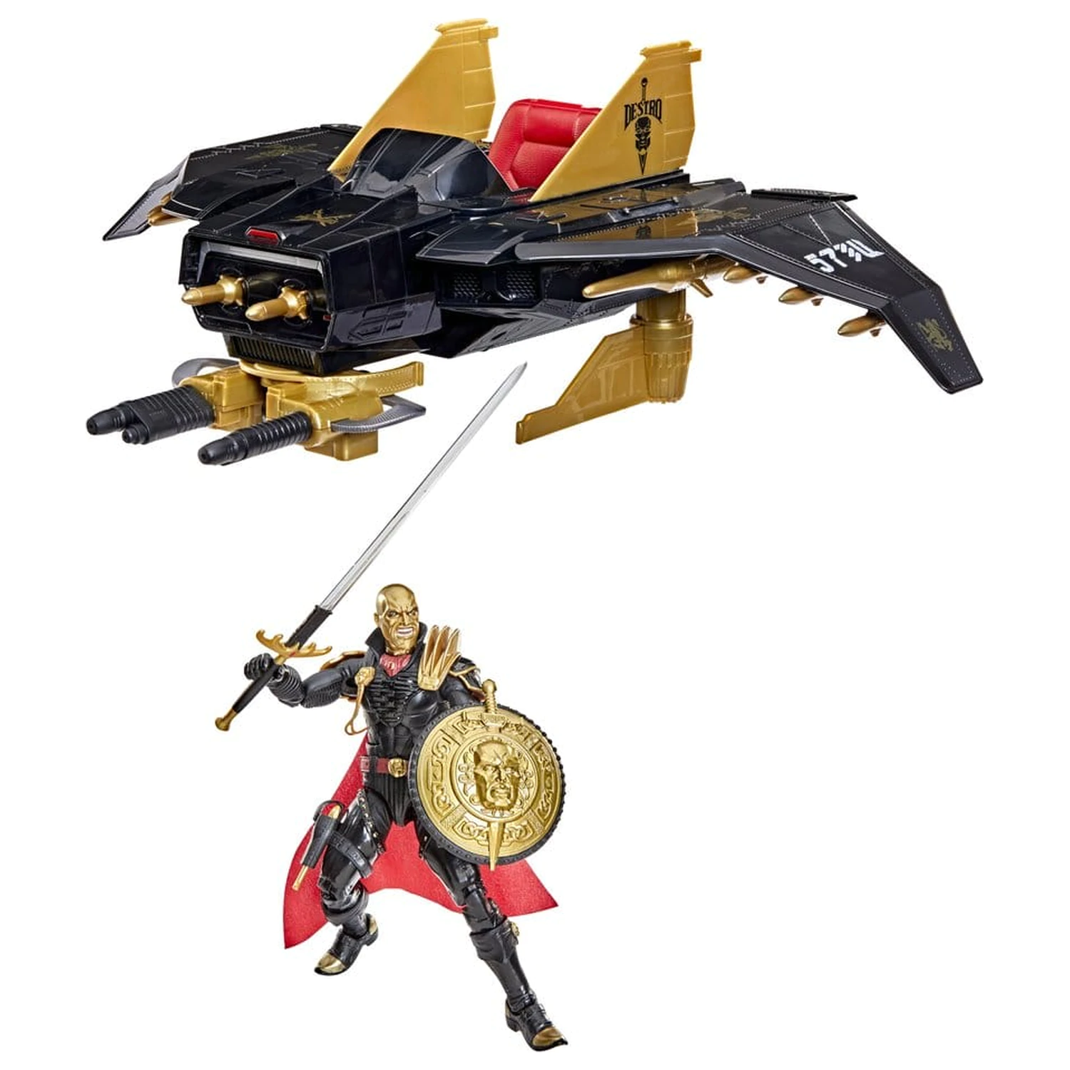 G.I. Joe Classified Series akcijska figura in komplet vozila #203 Destro & Iron Grenadier Despoiler 15 cm fotografija izdelka