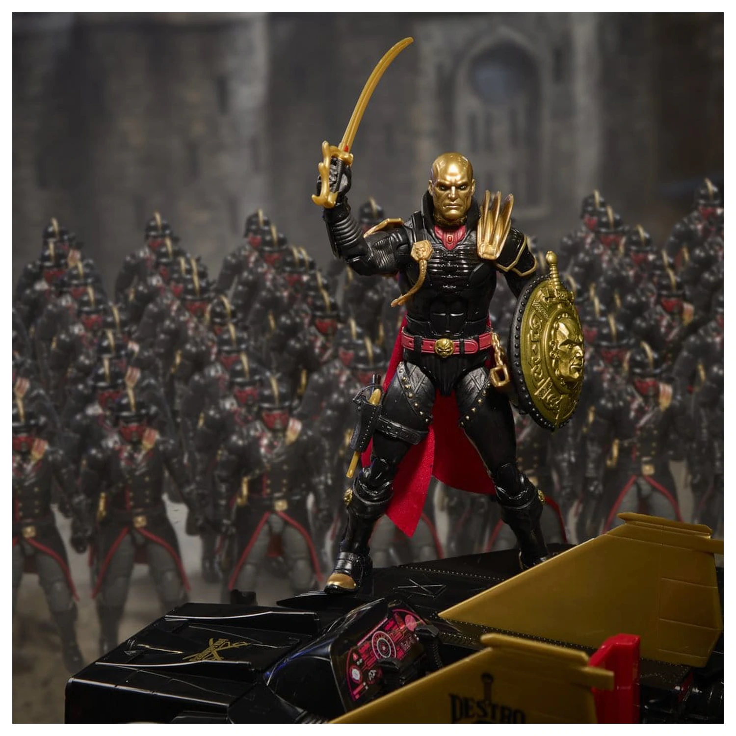 G.I. Joe Classified Series akcijska figura in komplet vozila #203 Destro & Iron Grenadier Despoiler 15 cm fotografija izdelka