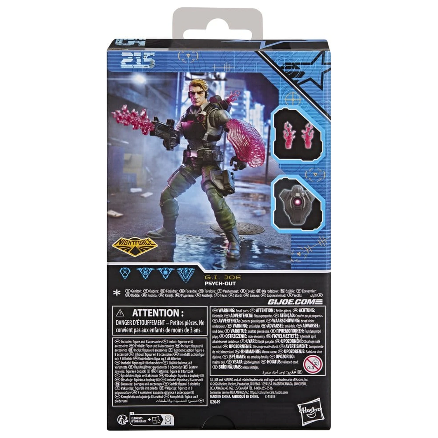 G.I. Joe Classified Series akcijska figura Night Force: Psych-Out 15 cm fotografija izdelka