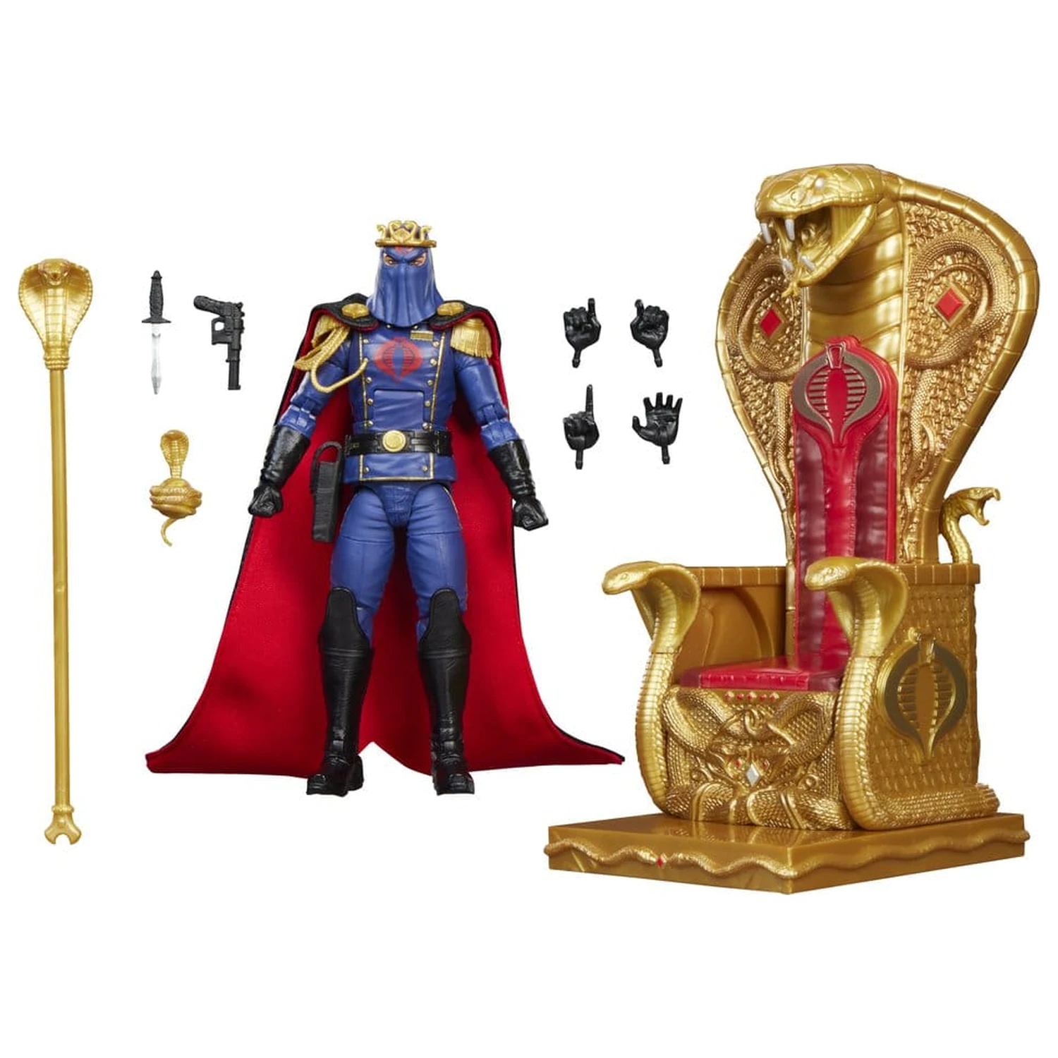 G.I. Joe Classified Series akcijska figura Cobra Commander in Dress Uniform & Throne 15 cm fotografija izdelka