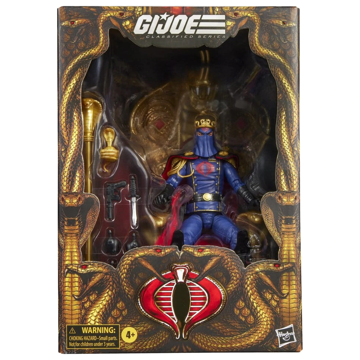 G.I. Joe Classified Series akcijska figura Cobra Commander in Dress Uniform & Throne 15 cm fotografija izdelka