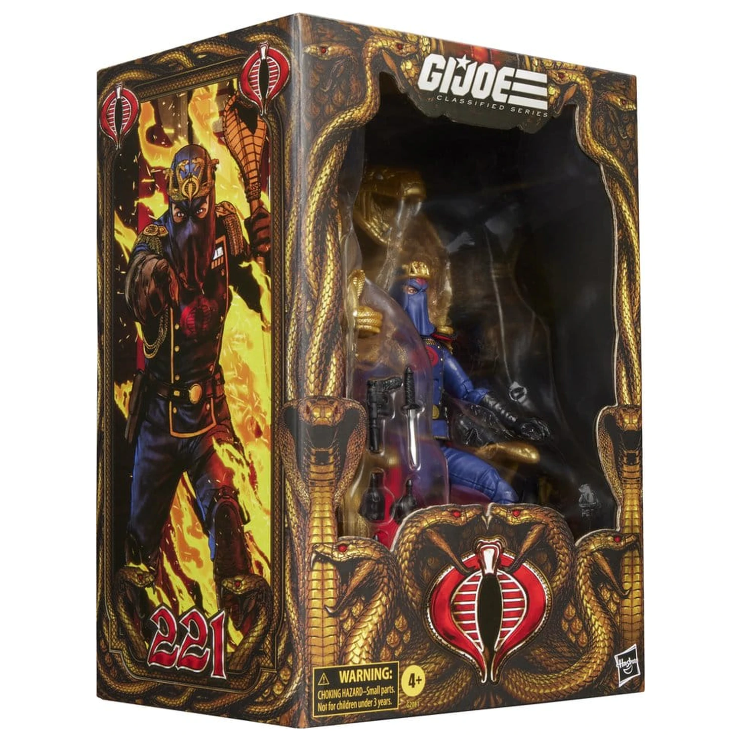G.I. Joe Classified Series akcijska figura Cobra Commander in Dress Uniform & Throne 15 cm fotografija izdelka