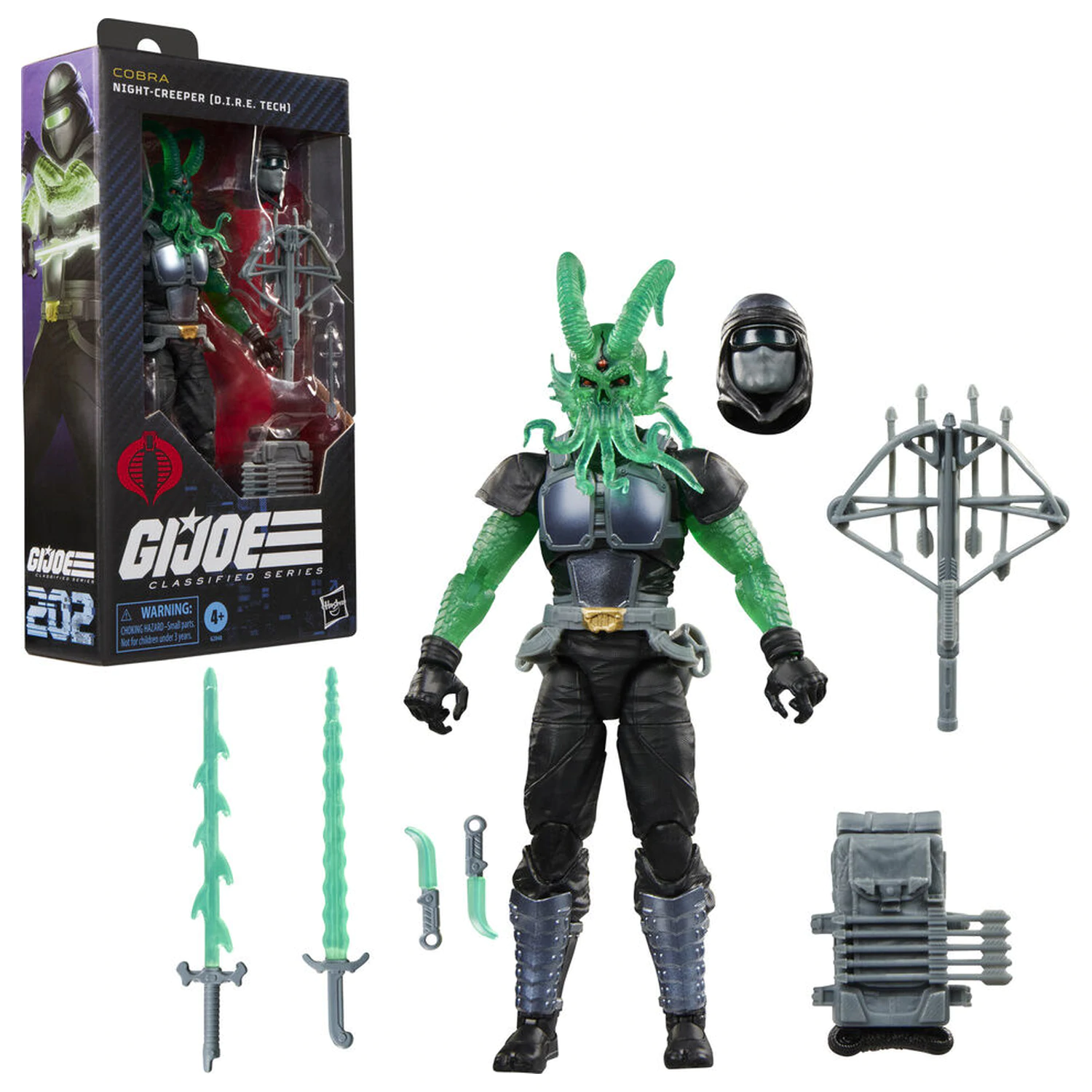G.I. Joe Classified Series Cobra Night Creeper D.I.R.E Tech figura 15cm fotografija izdelka