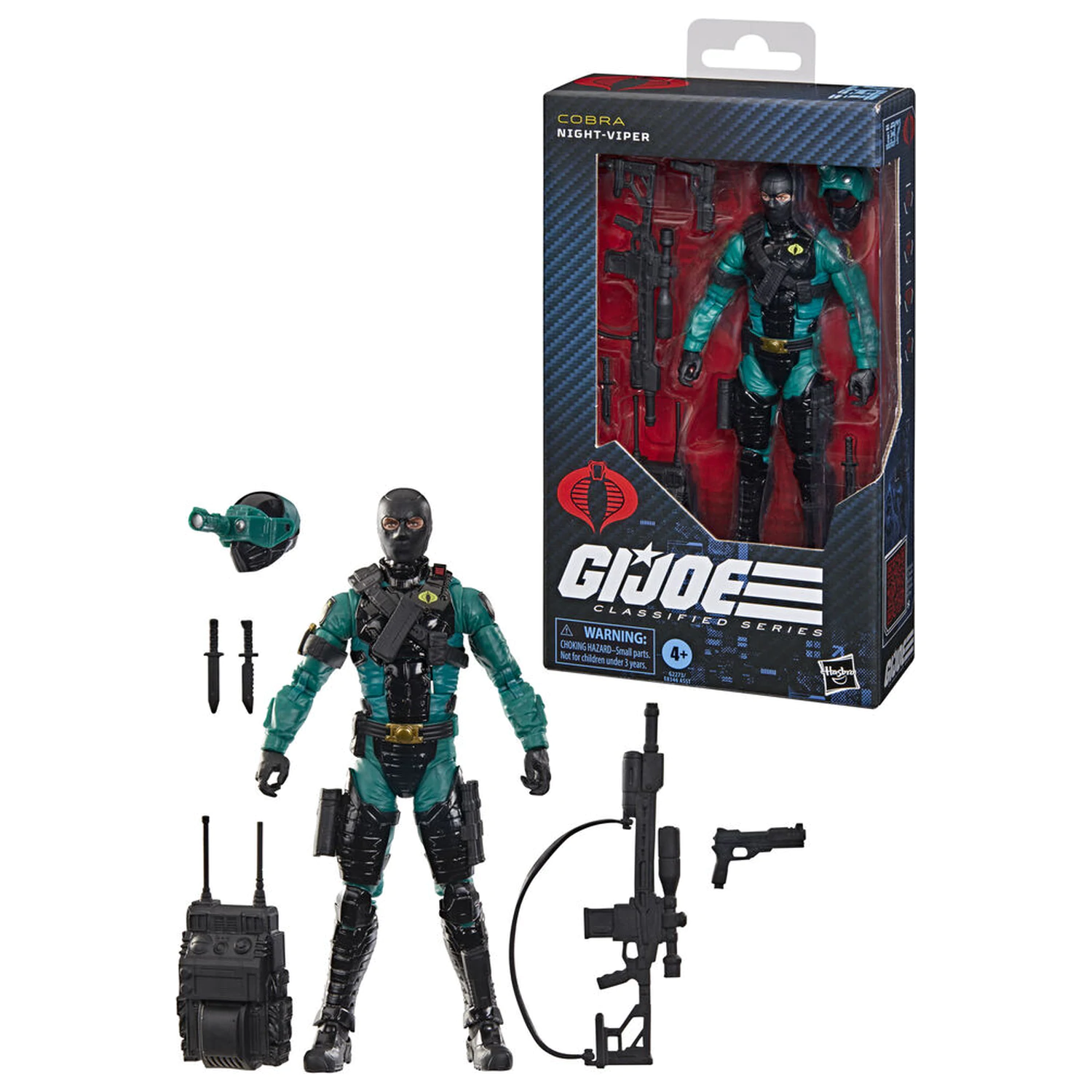 G.I. Joe Classified Series Cobra Night-Viper figura 15cm fotografija izdelka