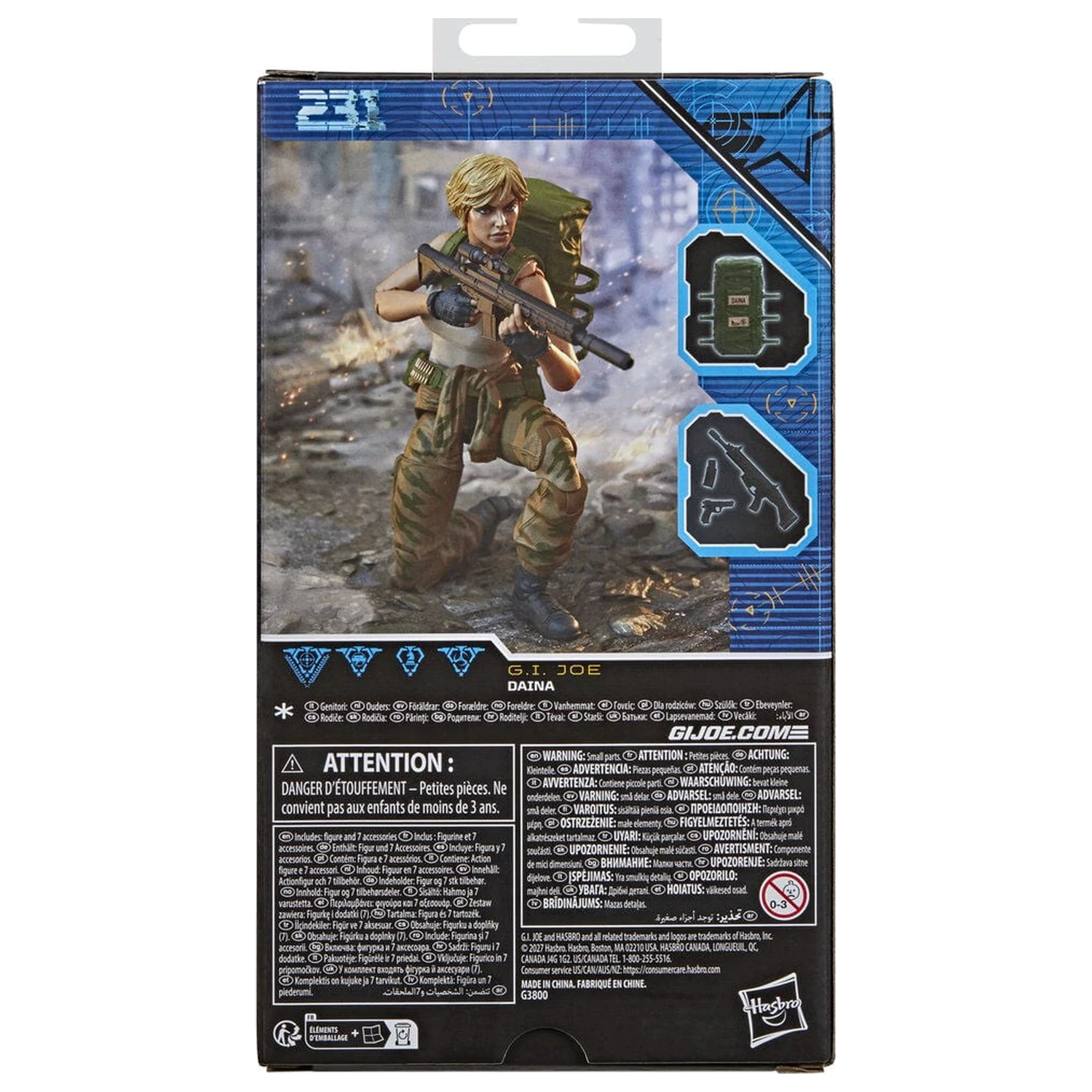 G.I. Joe Classified Series Daina figura 15 cm fotografija izdelka