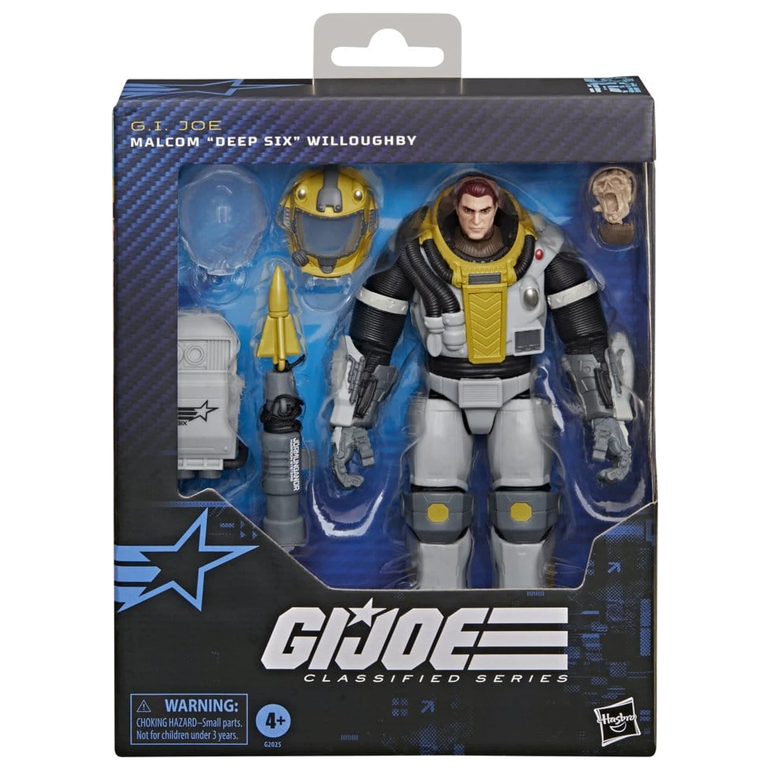 G.I. Joe Classified Series Deluxe akcijska figura #206 Malcom "Deep Six" Willoughby 15 cm fotografija izdelka