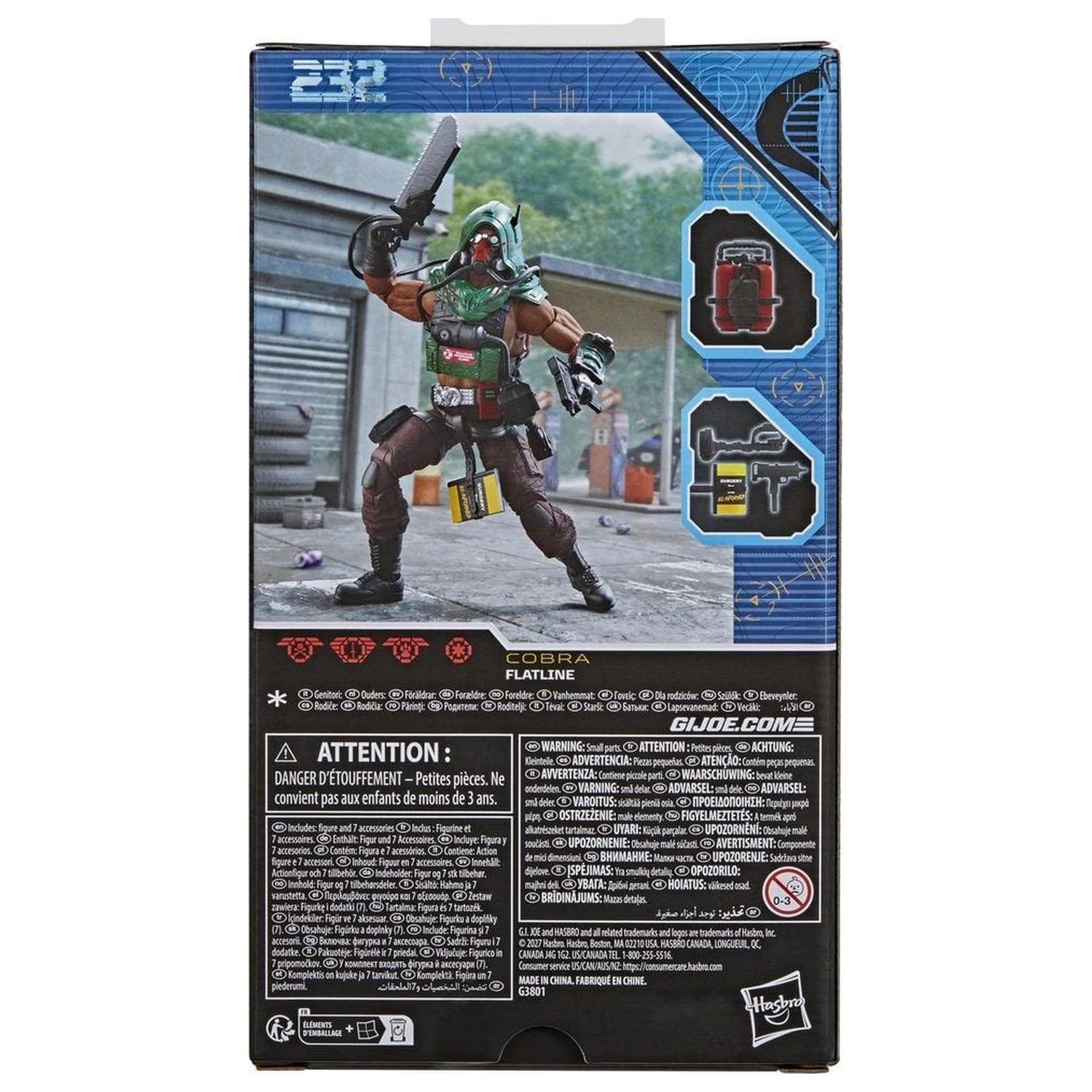 G.I. Joe Classified Series Flatline figura 15 cm fotografija izdelka