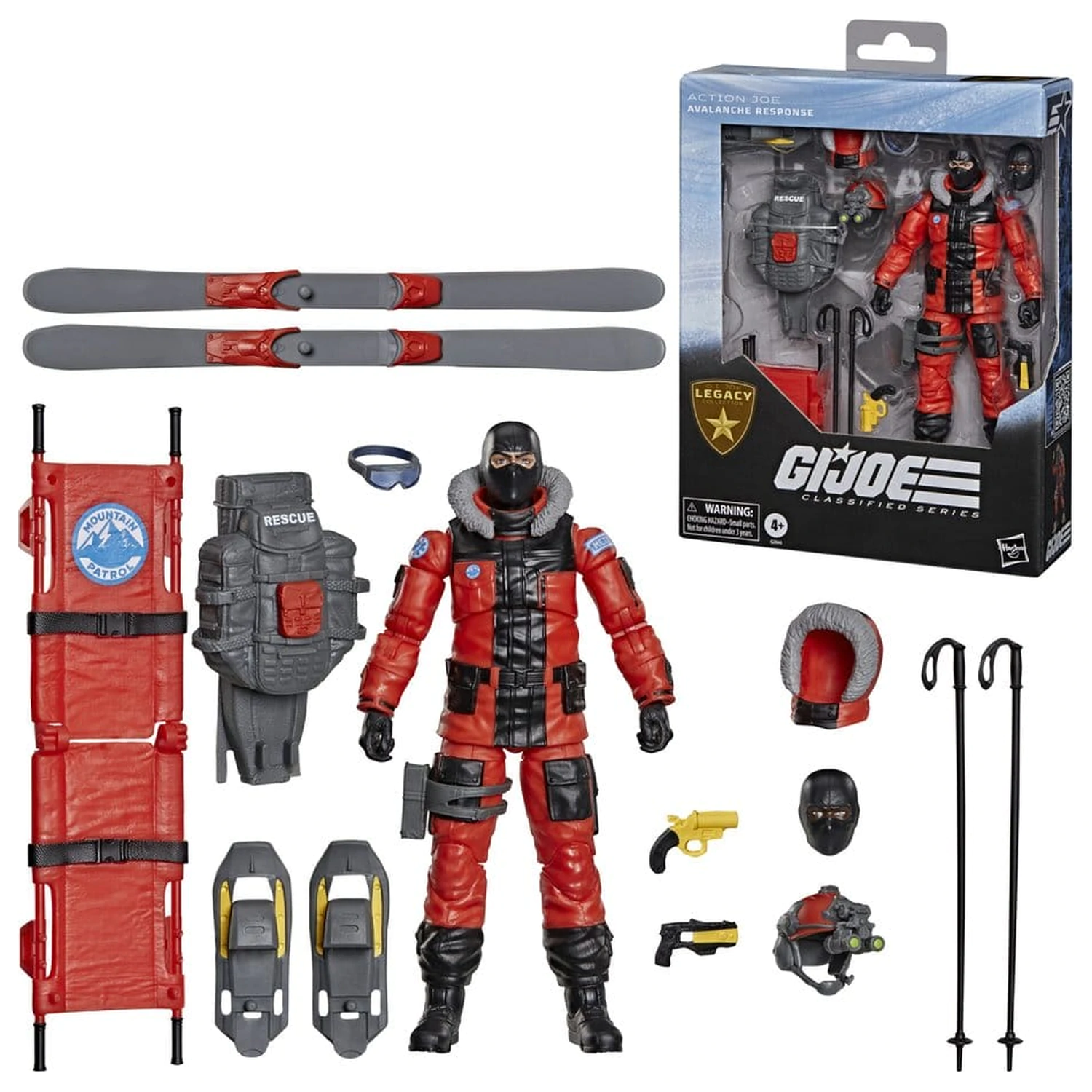 G.I. Joe Classified Series Legacy Collection akcijska figura Action Joe - Avalanche Response 15 cm fotografija izdelka