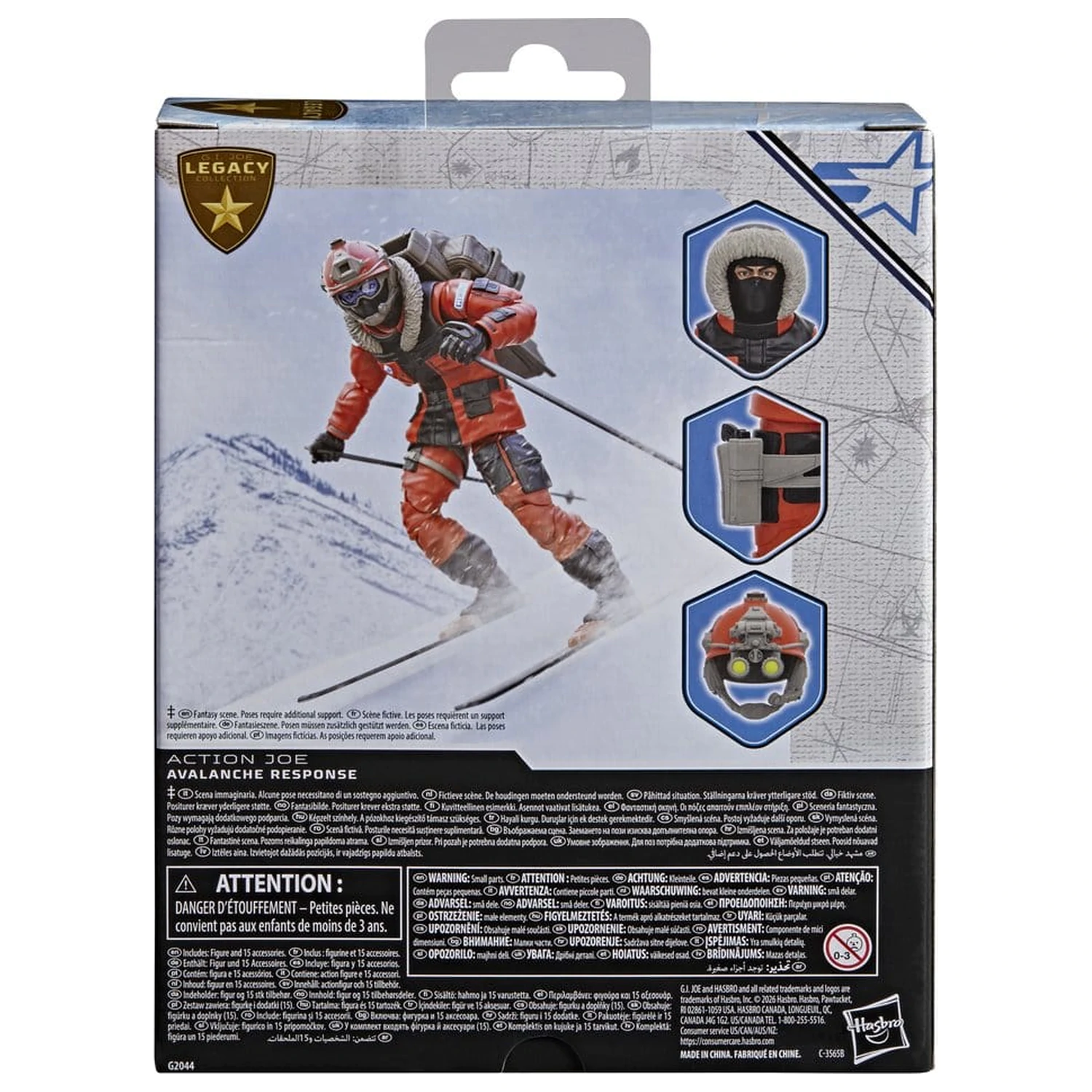 G.I. Joe Classified Series Legacy Collection akcijska figura Action Joe - Avalanche Response 15 cm fotografija izdelka
