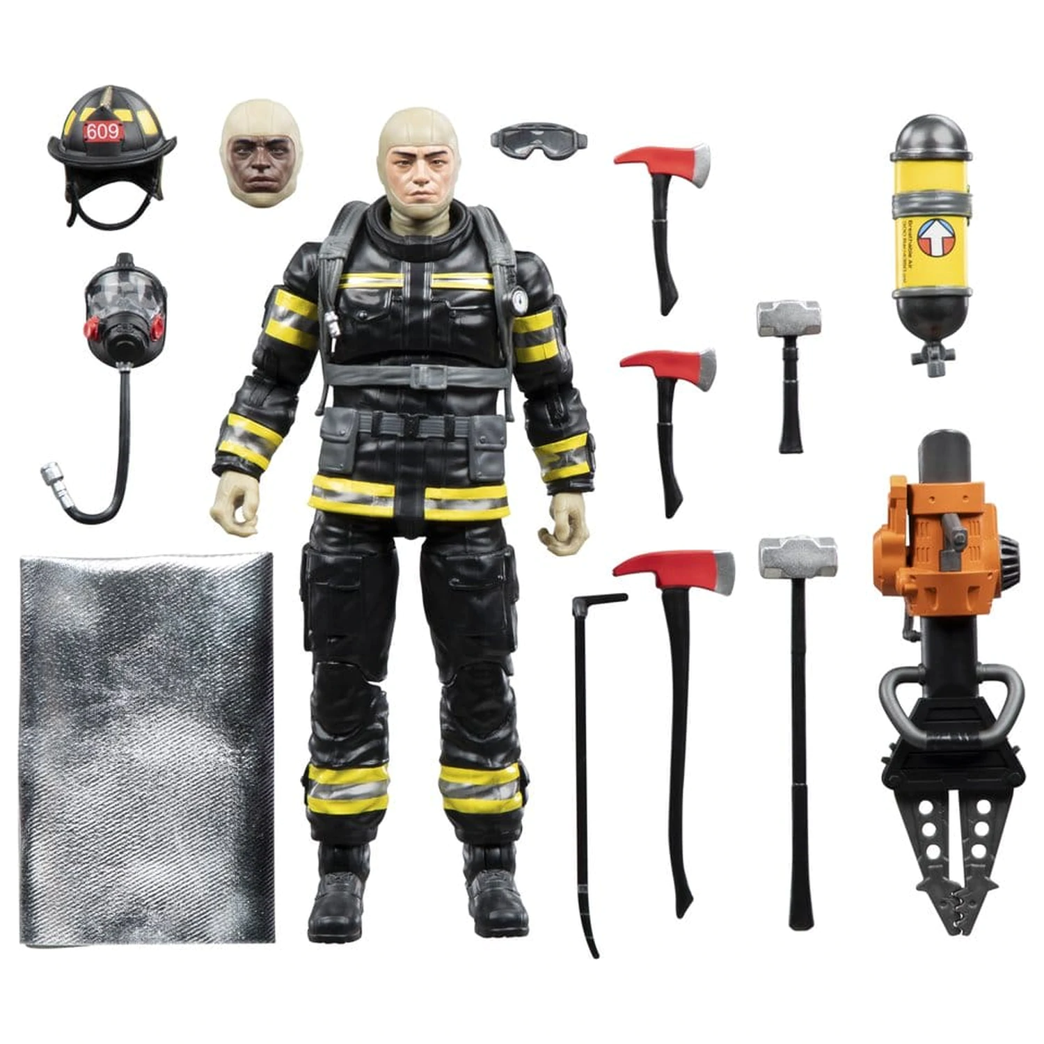 G.I. Joe Classified Series Legacy Collection zbirateljska figura Search & Rescue Firefighter 15 cm fotografija izdelka