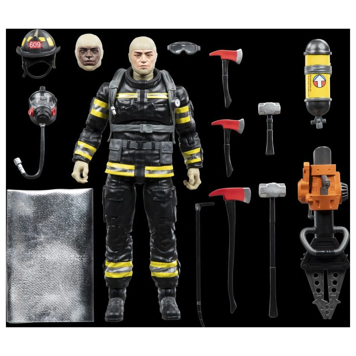 G.I. Joe Classified Series Legacy Collection zbirateljska figura Search & Rescue Firefighter 15 cm fotografija izdelka