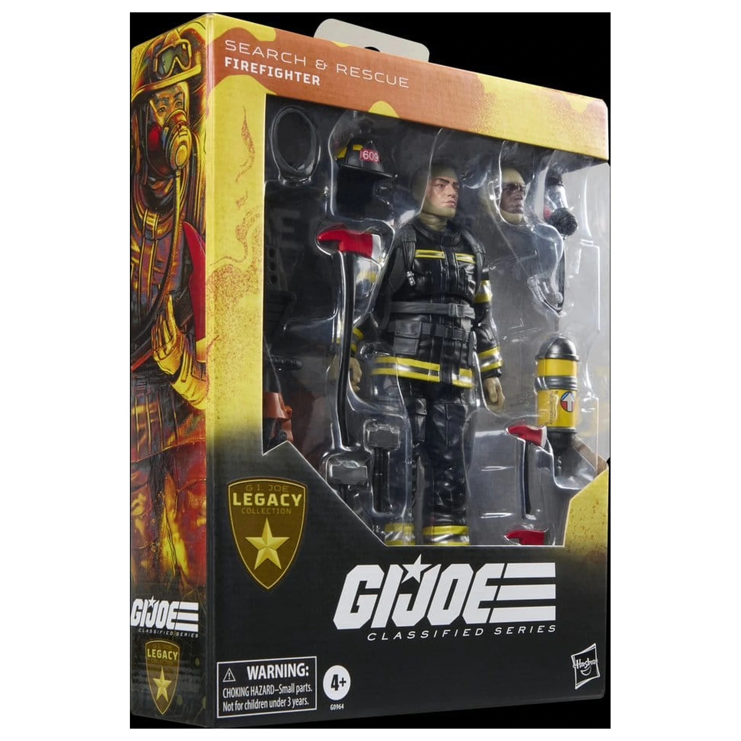 G.I. Joe Classified Series Legacy Collection zbirateljska figura Search & Rescue Firefighter 15 cm fotografija izdelka