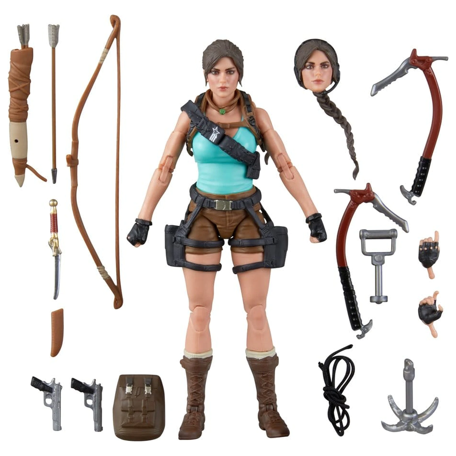 G.I. Joe Classified Series Retro Cardback Collaborative akcijska figura Lara "Tomb Raider" Croft 15 cm fotografija izdelka