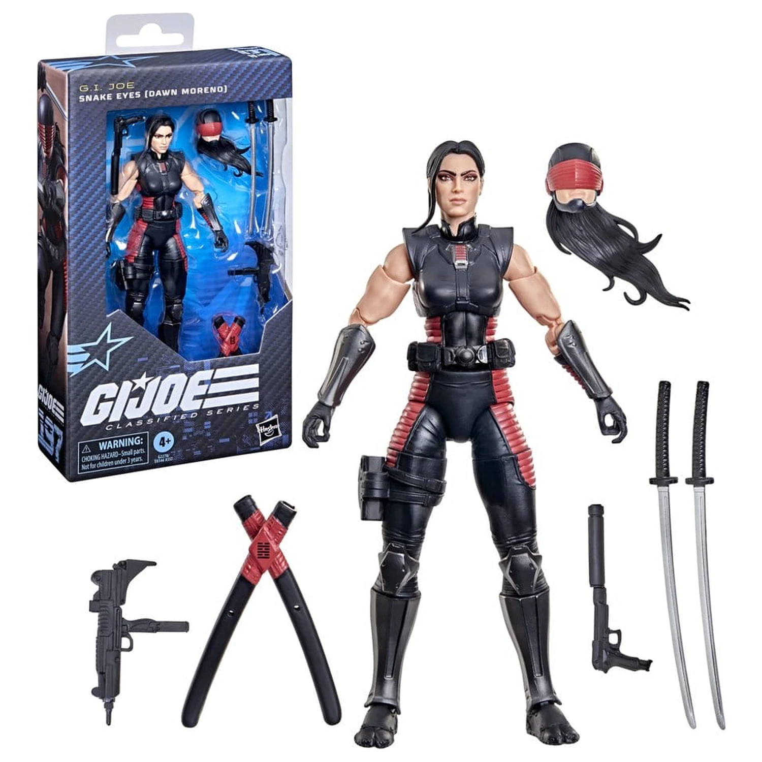 G.I. Joe Classified Series akcijska figura Snake Eyes (Dawn Moreno) 15 cm fotografija izdelka