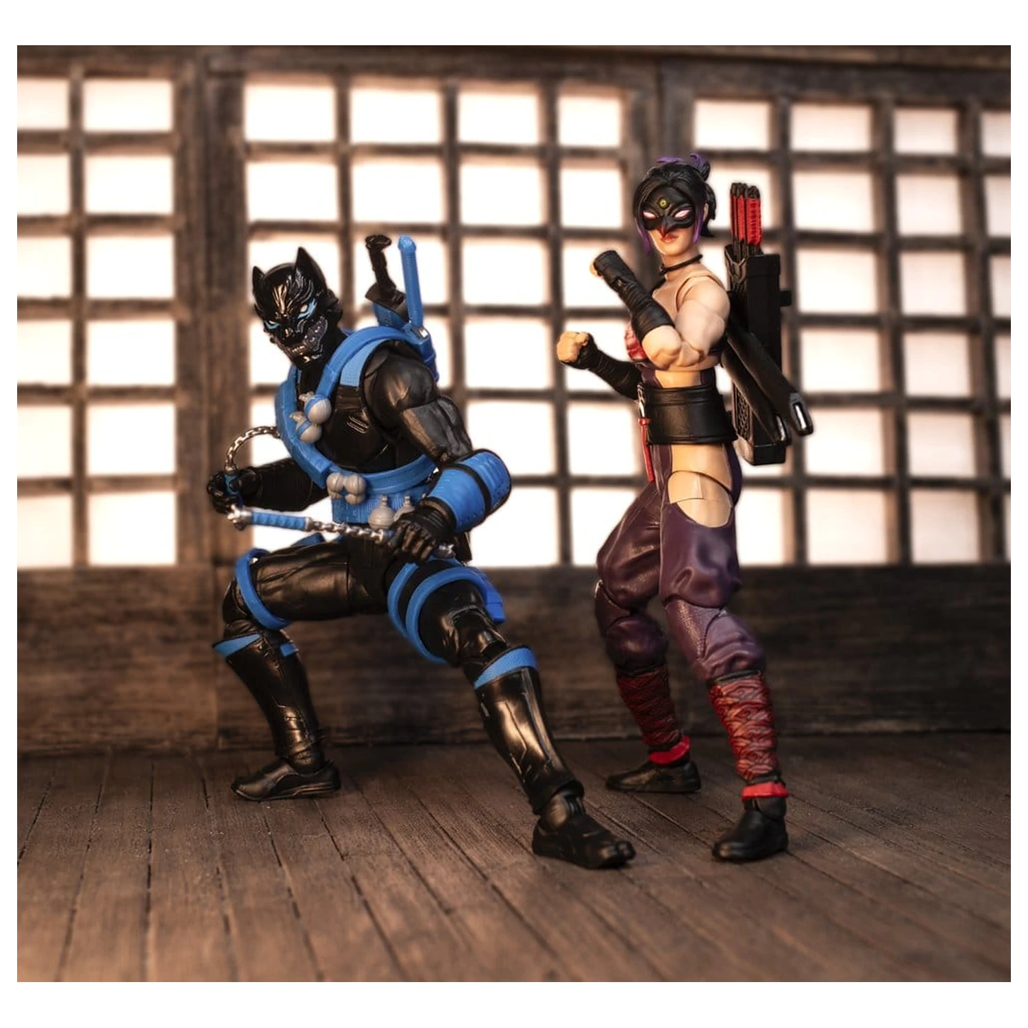G.I. Joe Classified Series akcijska figura, dvojno pakiranje Snake Eyes & Kim "Jinx" Arashikage 15 cm fotografija izdelka