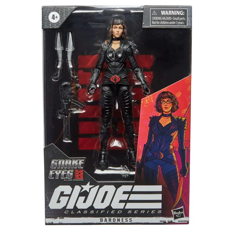 G.I. Joe Classified Series - Snake Eyes: G.I. Joe Origins Baroness 19 figura 15 cm fotografija izdelka