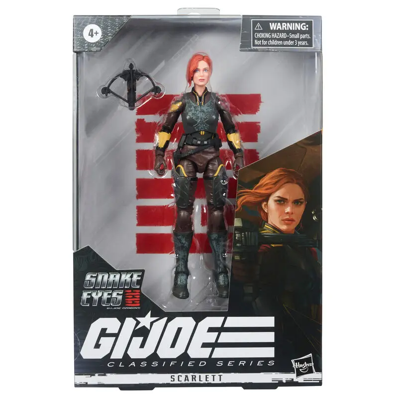 G.I. Joe Classified Series - Snake Eyes: G.I. Joe Origins Scarlett 20 figura 15 cm fotografija izdelka