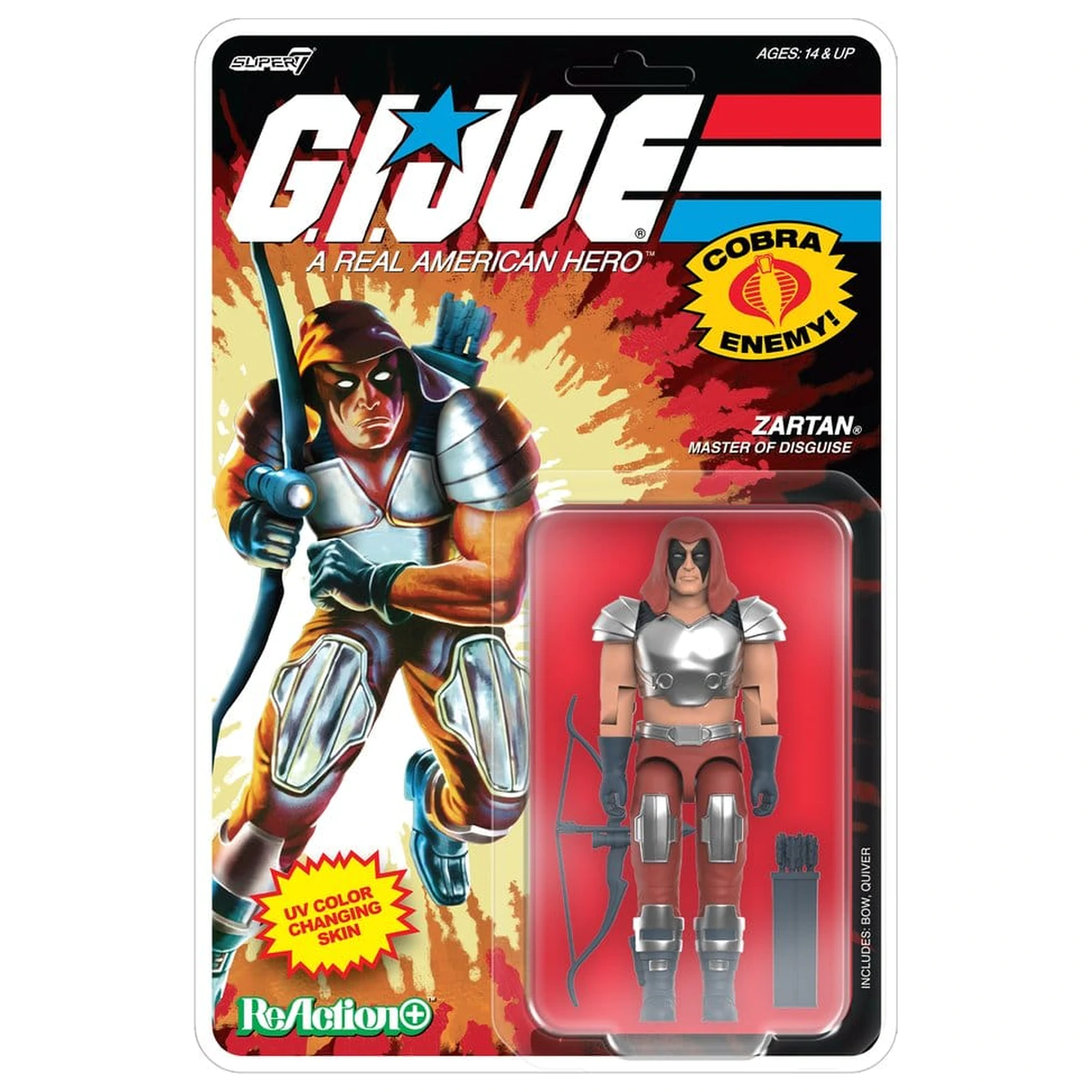 G.I. Joe (Comic) ReAction+ akcijska figura Val 09 Zartan fotografija izdelka