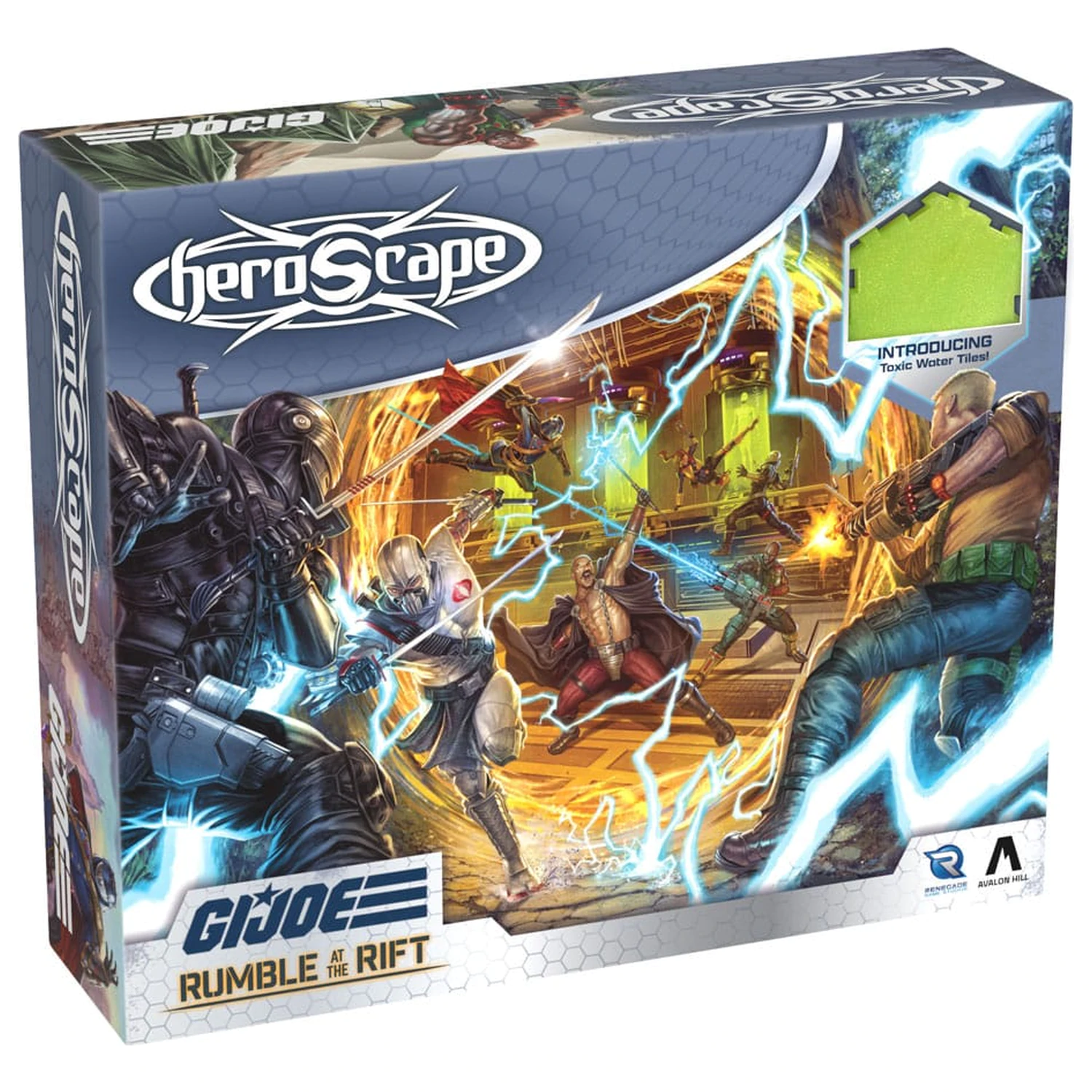 G.I. Joe Heroscape družabna igra Rumble at the Rift Battle Box *angleška različica* fotografija izdelka