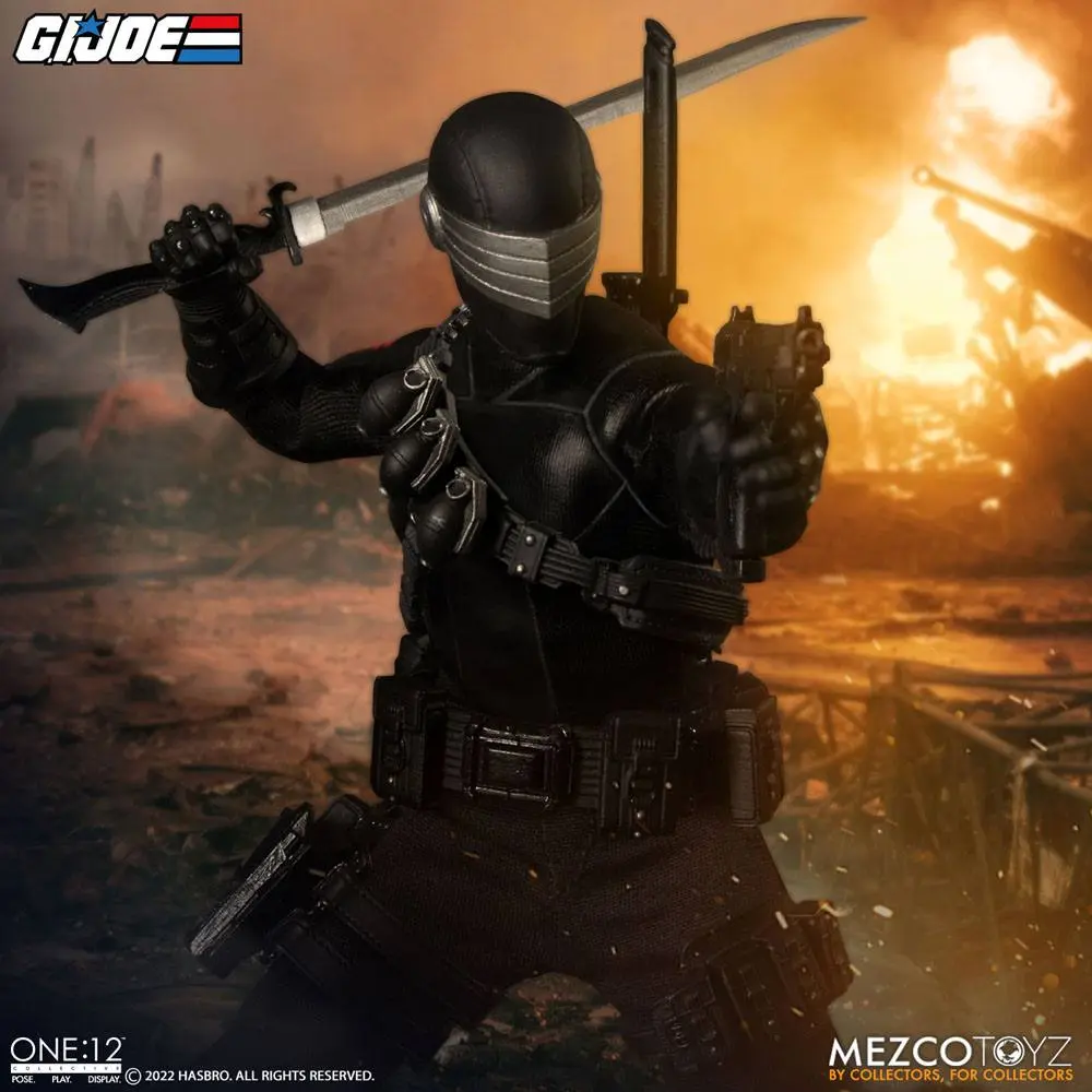 G.I. Joe Svetleča akcijska figura 1/12 Snake Eyes Deluxe Edition 17 cm fotografija izdelka