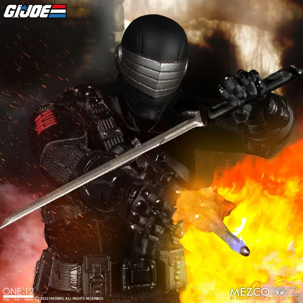 G.I. Joe Svetleča akcijska figura 1/12 Snake Eyes Deluxe Edition 17 cm fotografija izdelka