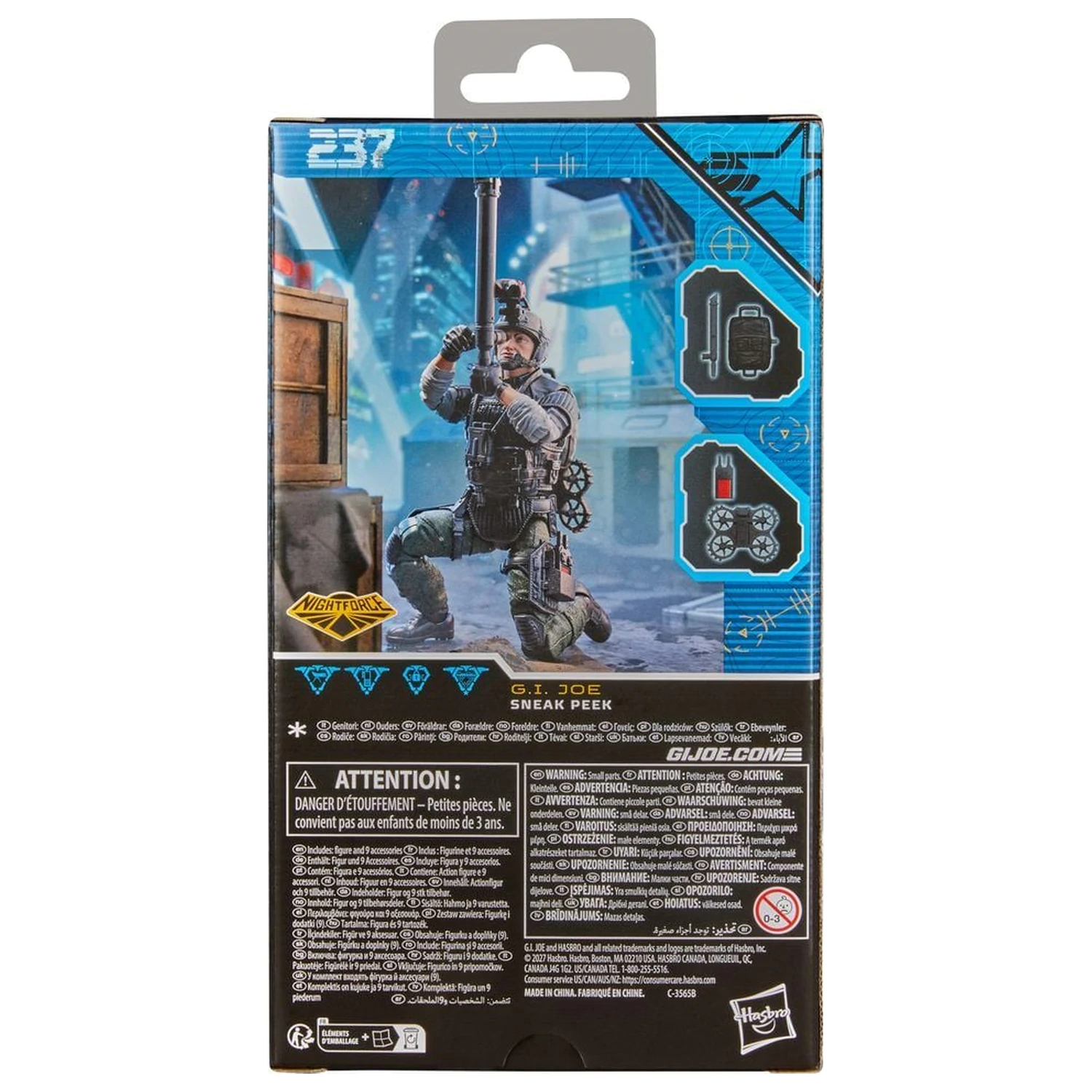 G.I. Joe Nightforce Sneak Peek figurica 15 cm fotografija izdelka