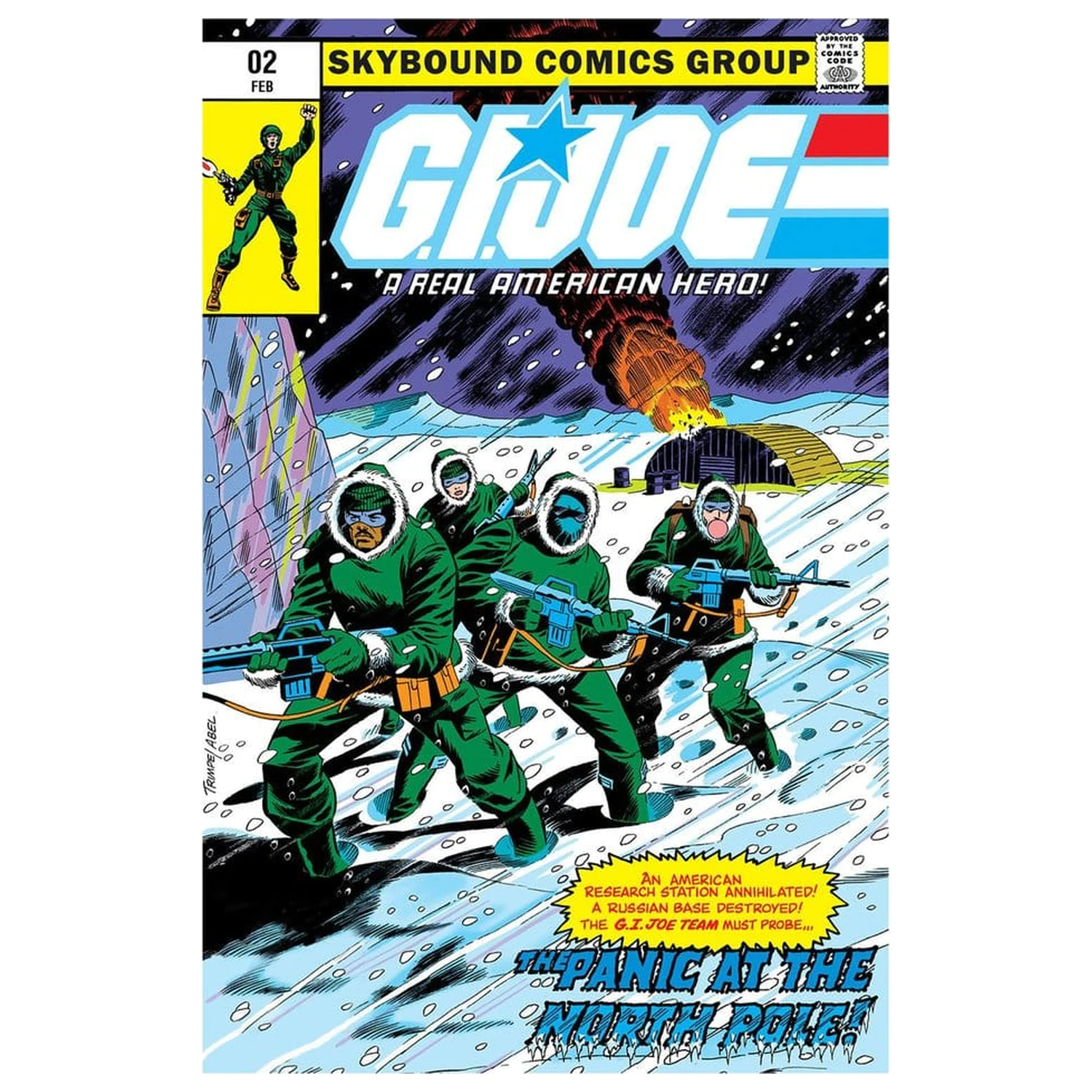 G.I. Joe ReAction+ akcijska figura Snake Eyes (Skybound Comic Box Series, Issue #2) fotografija izdelka