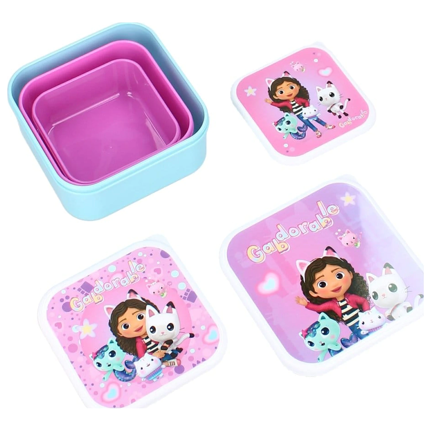 Gabby's Dollhouse Snackbox Set Fresh Bites 12 cm fotografija izdelka