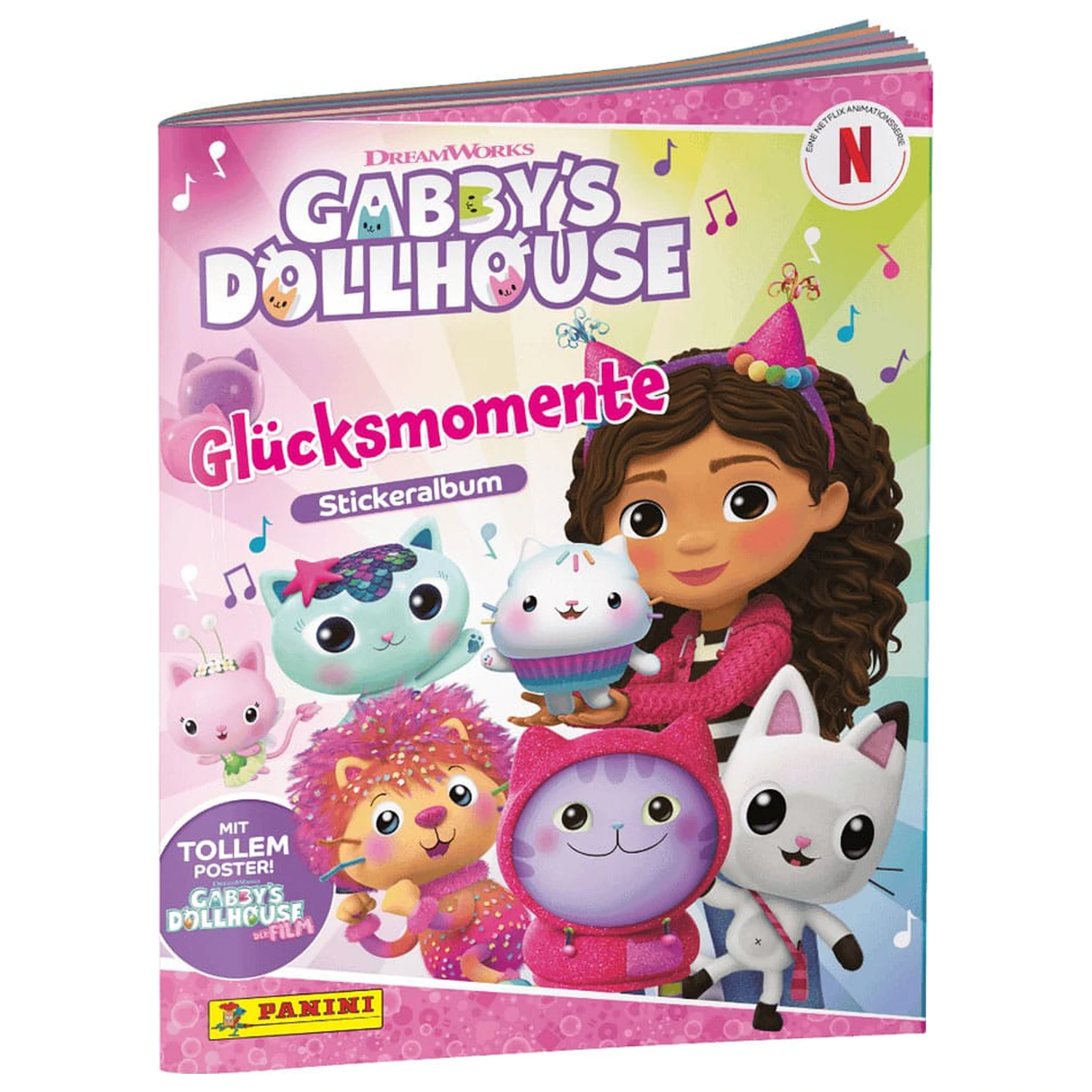 Gabby's Dollhouse trenutki sreče Zbirateljski album *German Version* fotografija izdelka