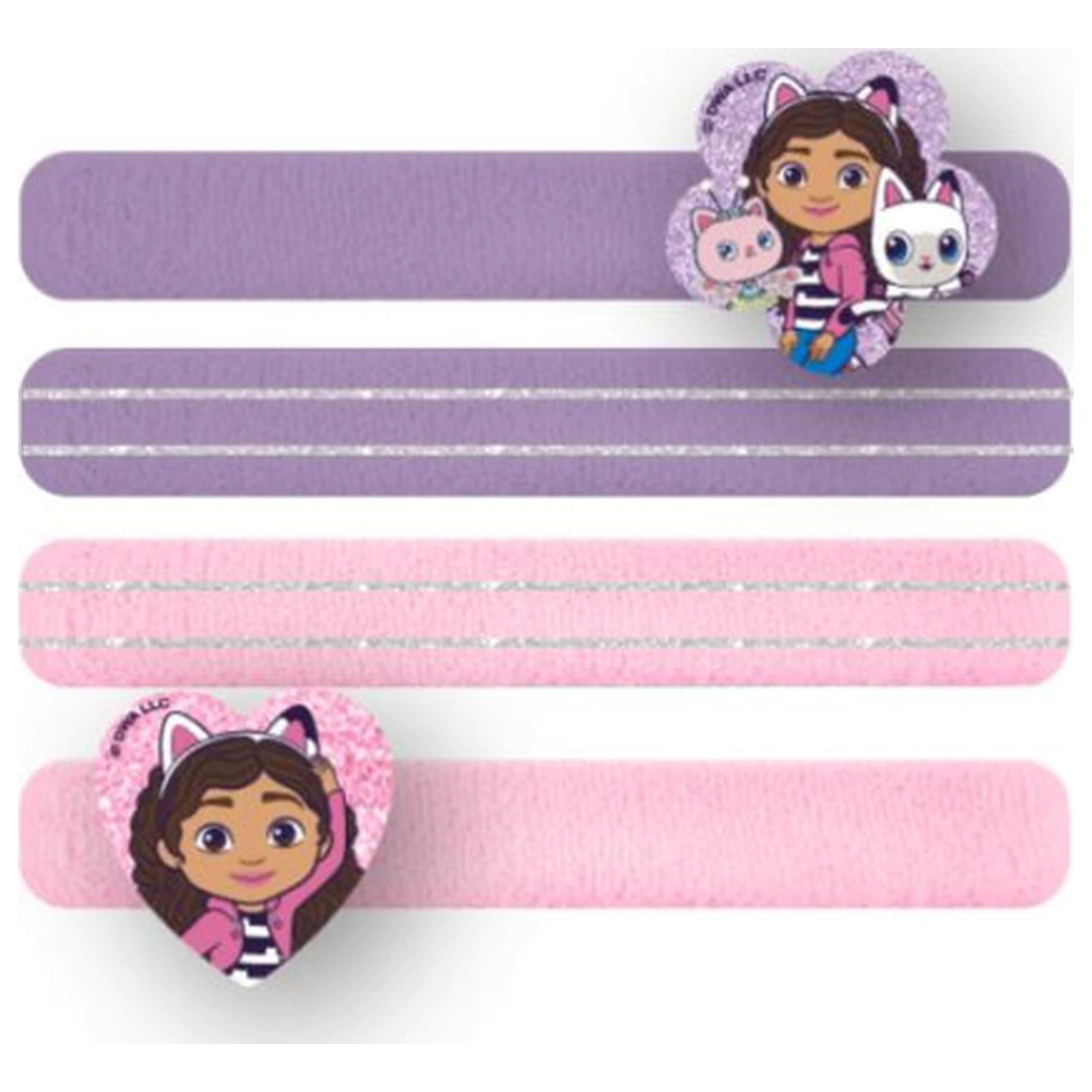 Gabi's Dollhouse Cat Adventures Set za gumice za lase 4 kosi fotografija izdelka