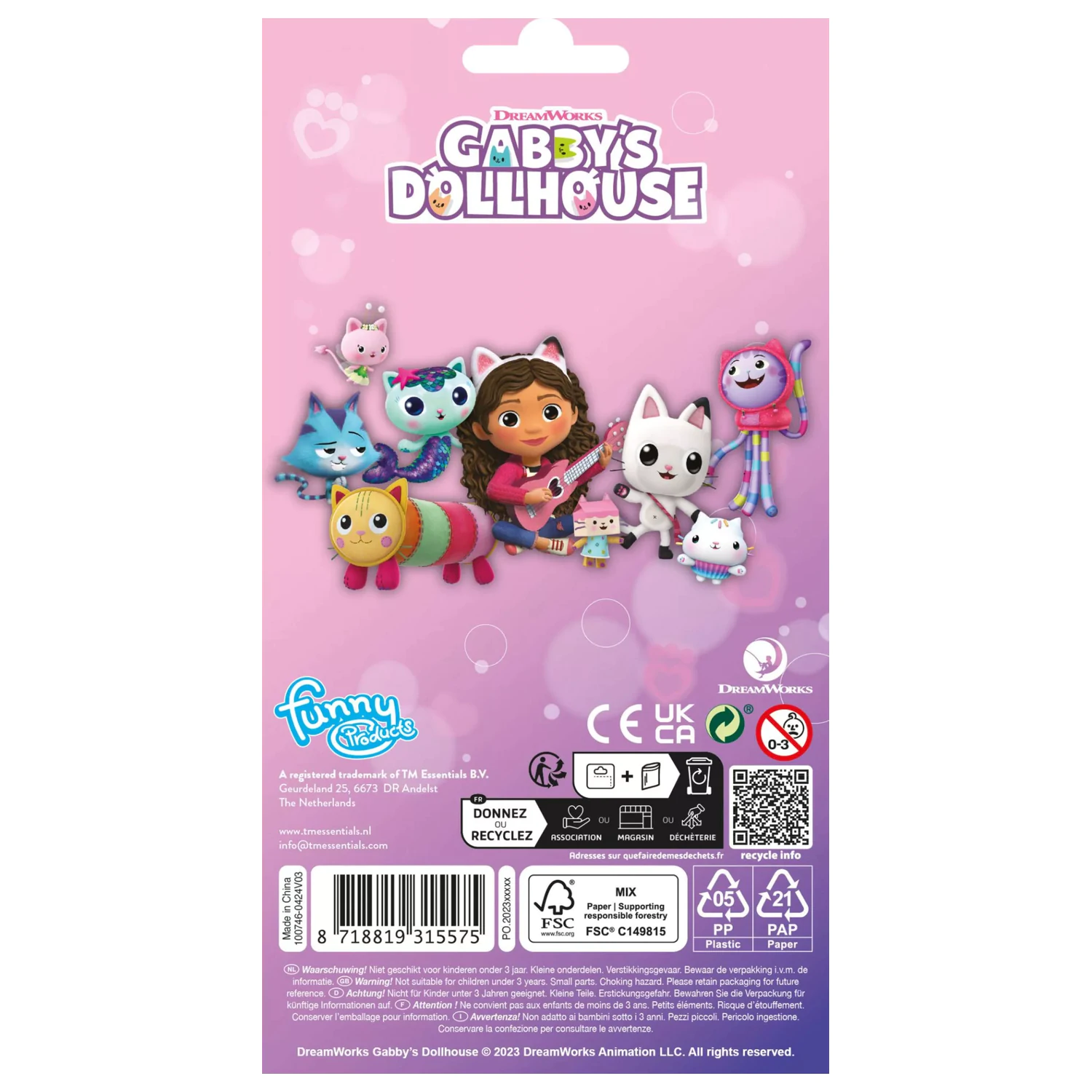 Gabi's Dollhouse Gabby's Dollhouse Mačke Bleščeč set nalepk fotografija izdelka