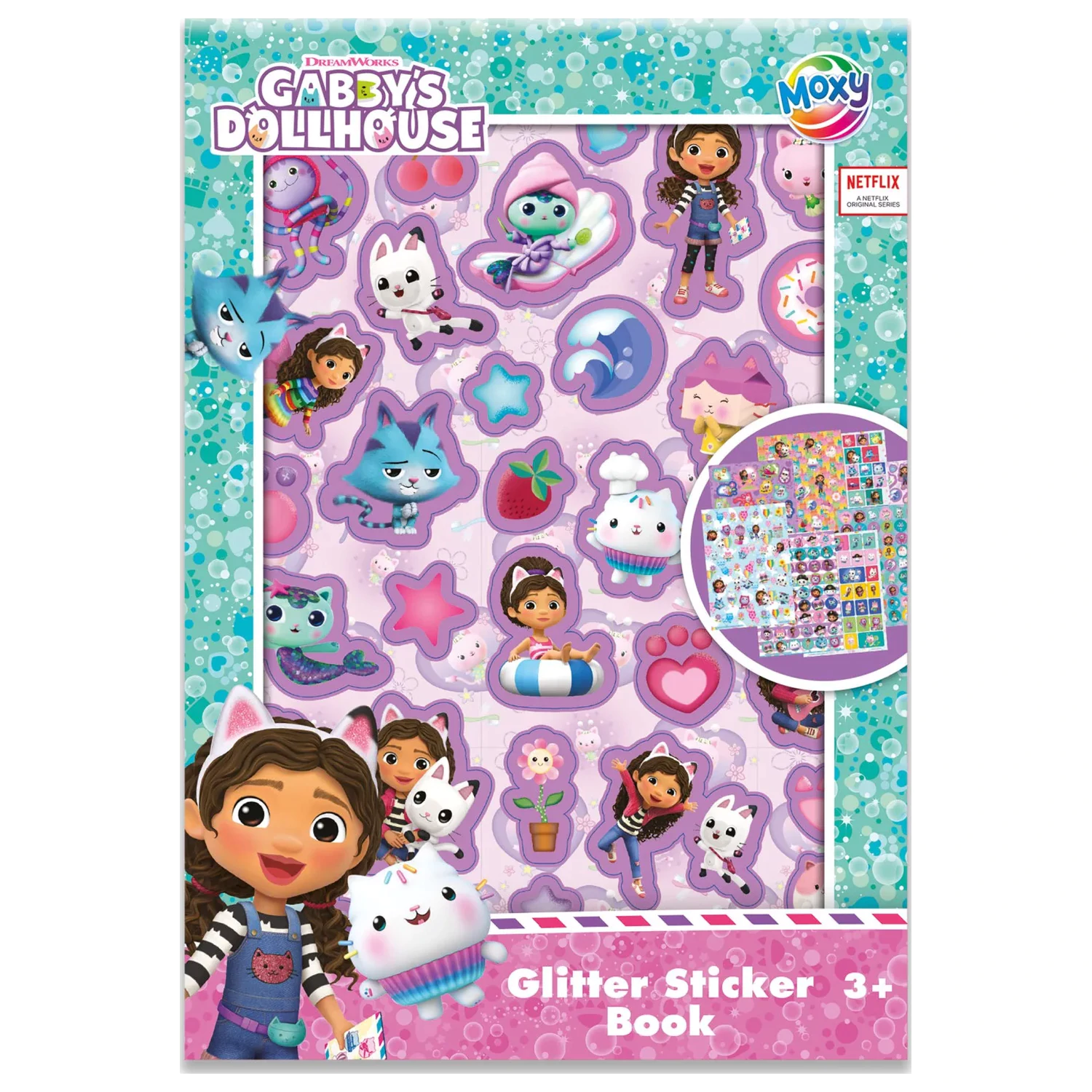 Gabi's Dollhouse Cats Paket 8 listov nalepk fotografija izdelka