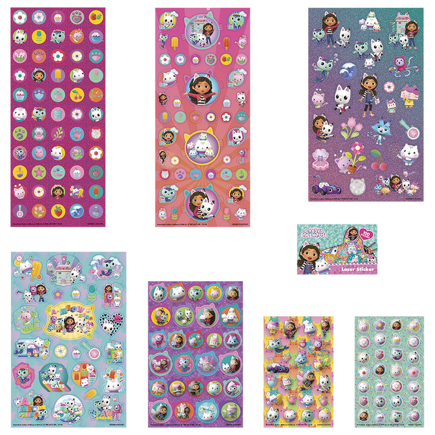 Gabby's Dollhouse Cats Super Set nalepk z igračo fotografija izdelka