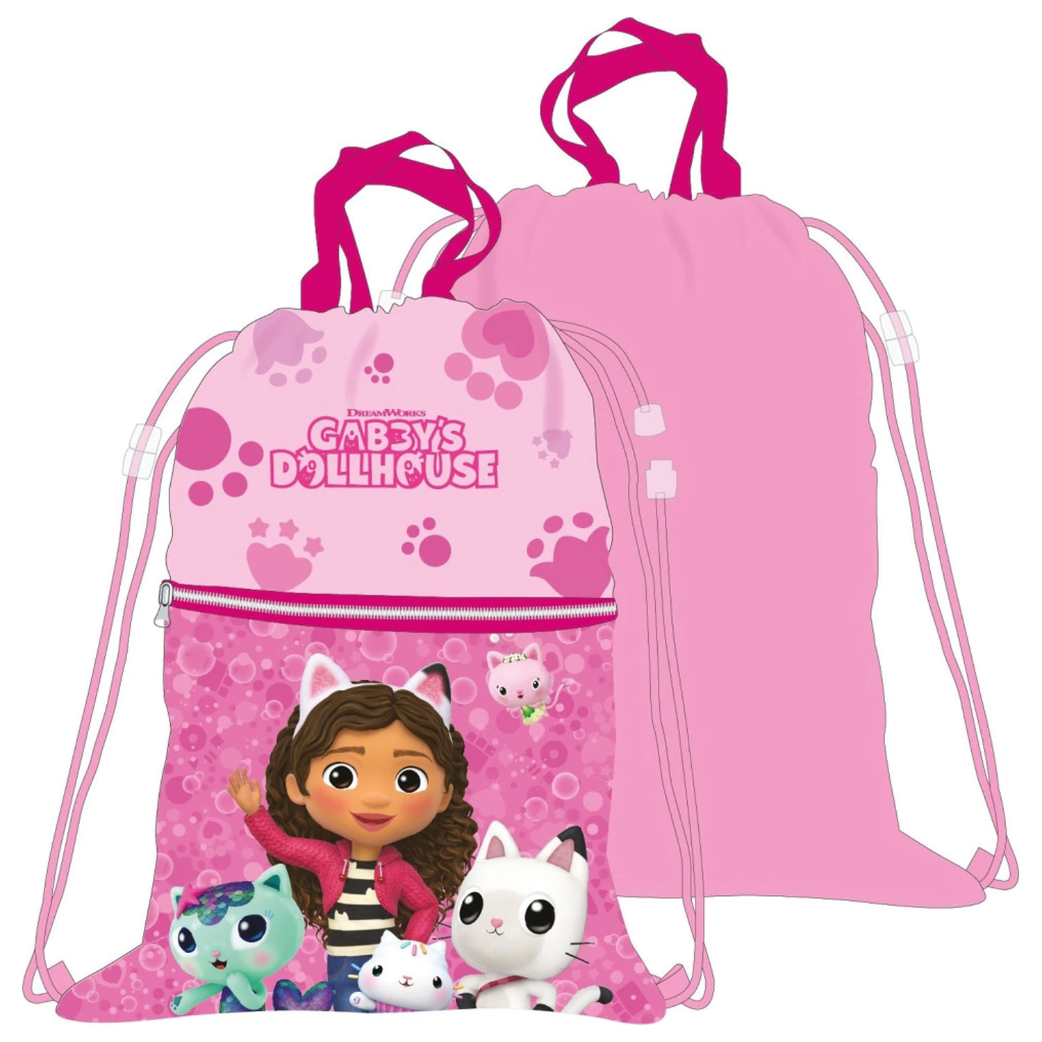 Gabi's Dollhouse Colorful World Deluxe športna torba, torba za telovadbo 45 cm fotografija izdelka