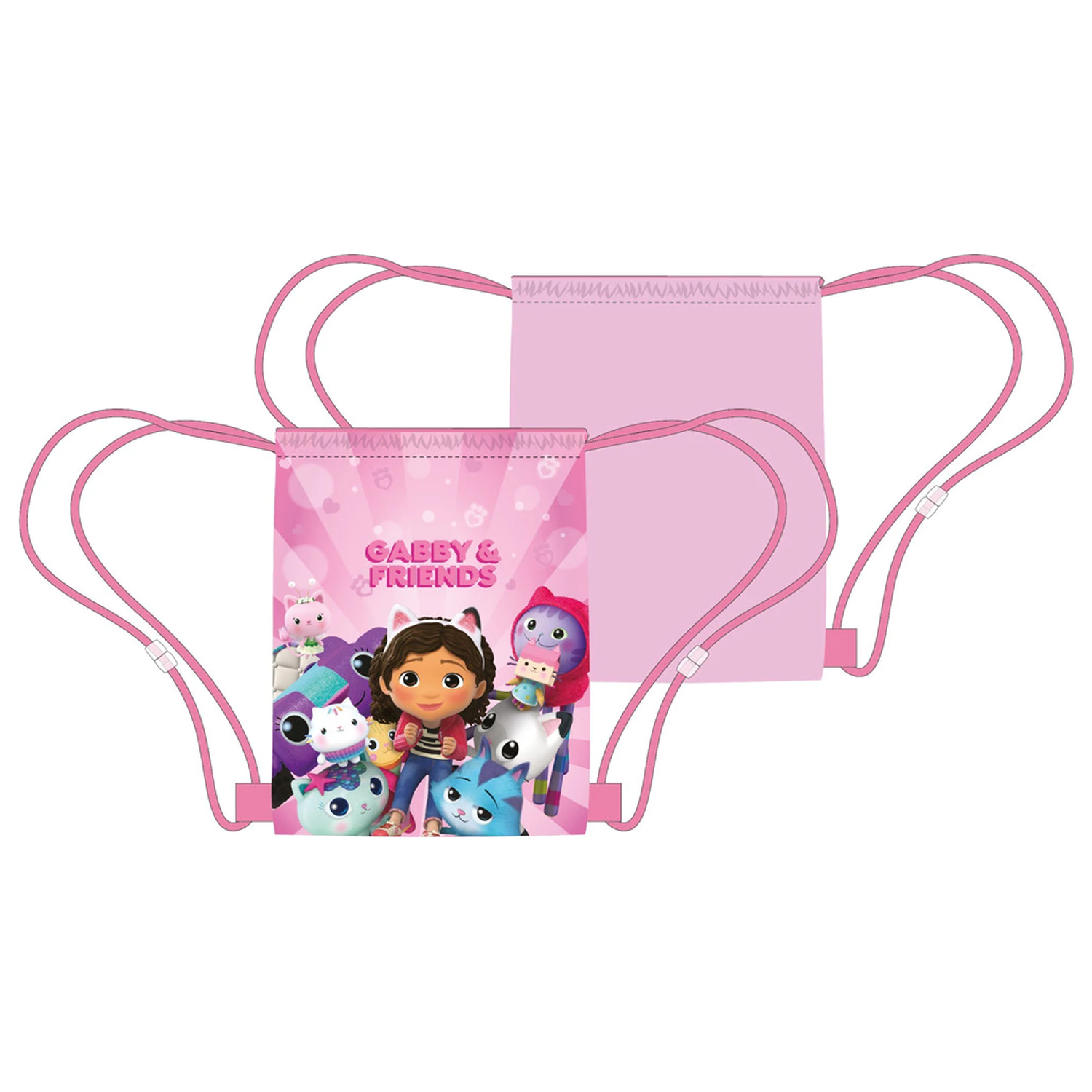 Gabi's Dollhouse Colorful World športna torba, vreča za telovadnico 40 cm fotografija izdelka