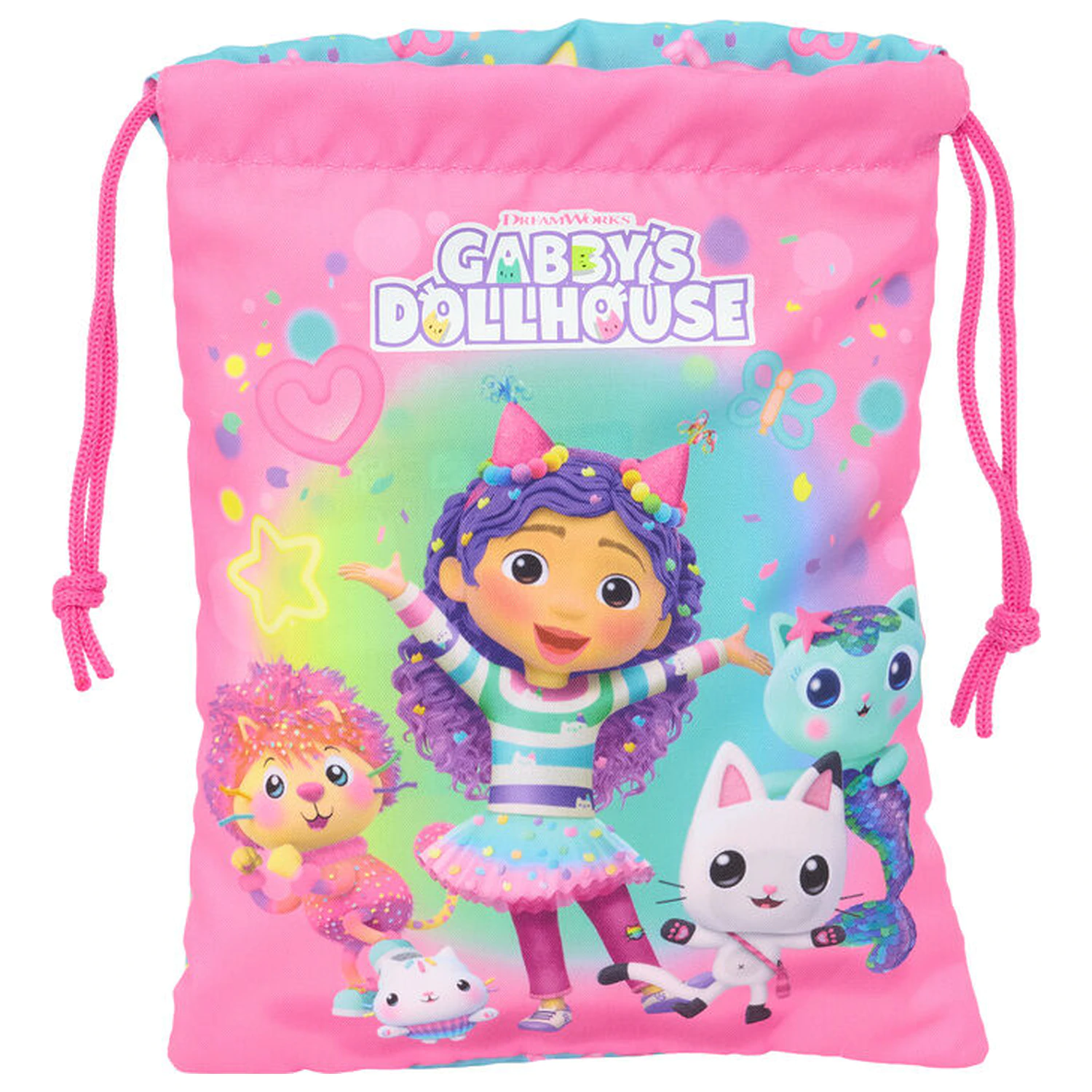 Gabby's Dollhouse Konfeti športna torba 25cm fotografija izdelka