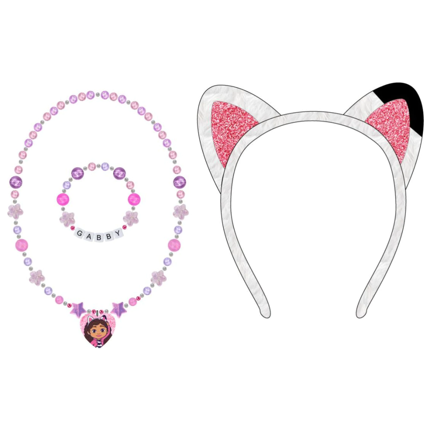 Gabi's Dollhouse Cvetlični Nakit in Komplet Naglavnega Traku fotografija izdelka