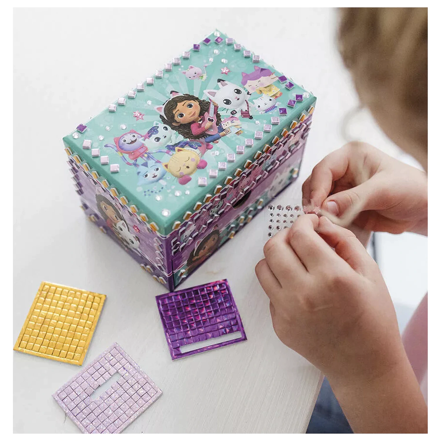 Gabi Dollhouse Friends mozaik škatla za nakit fotografija izdelka