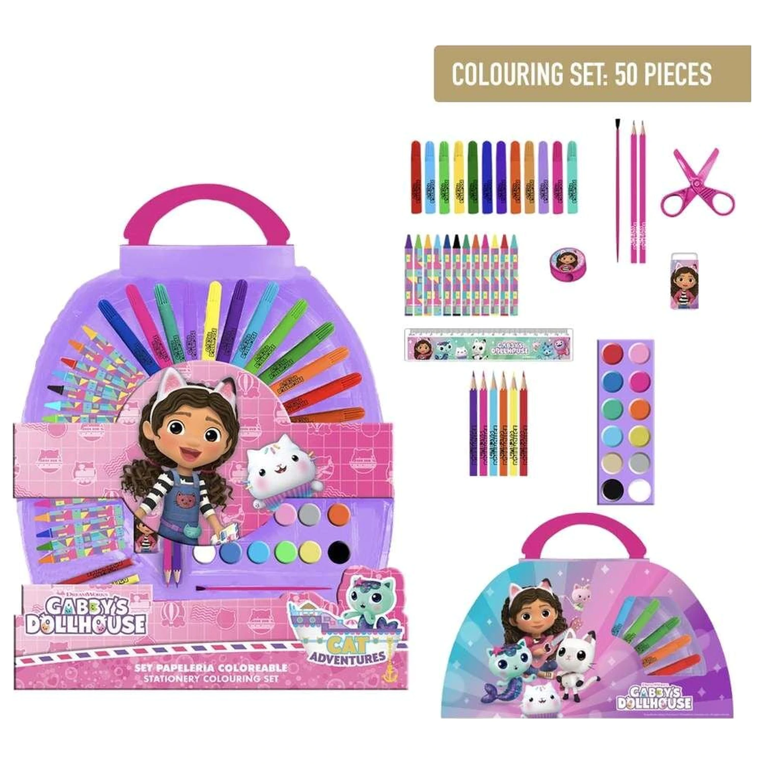 Gabbys Dollhouse pisarniški set 50 kosov fotografija izdelka