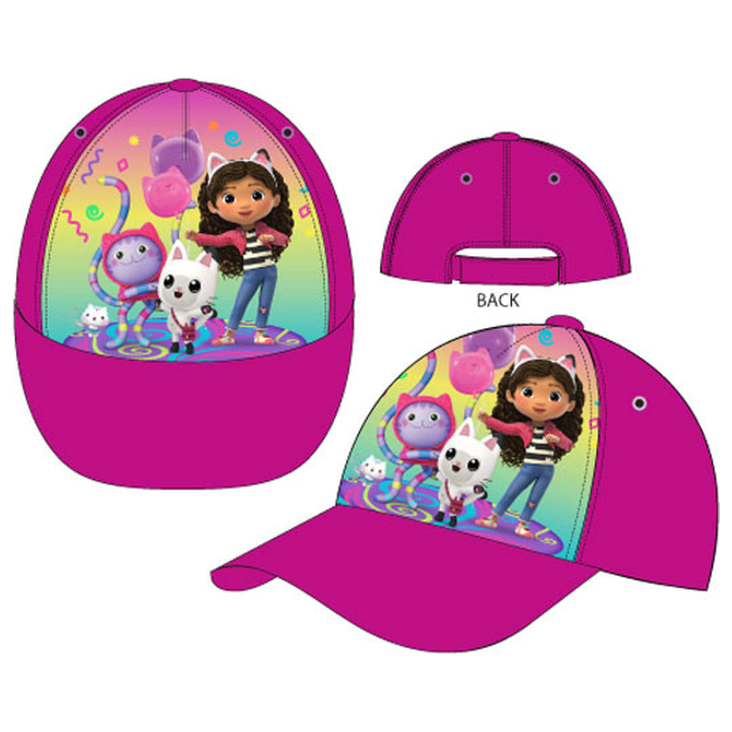 Gabi Dollhouse Hello Kitty Crew otroška kapa s šiltom 54 cm fotografija izdelka