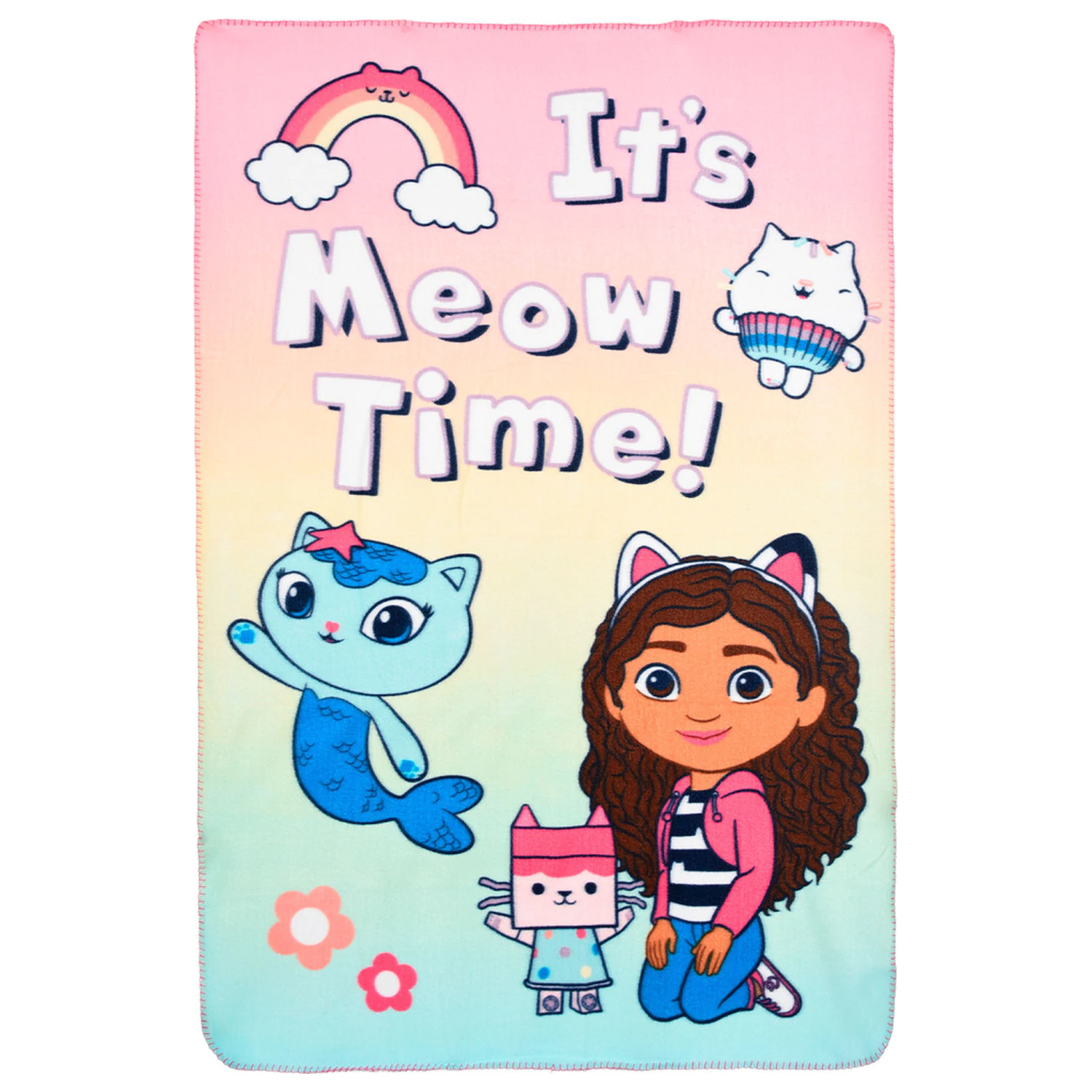 Gabby's Dollhouse Meow Time odeja iz flisa fotografija izdelka