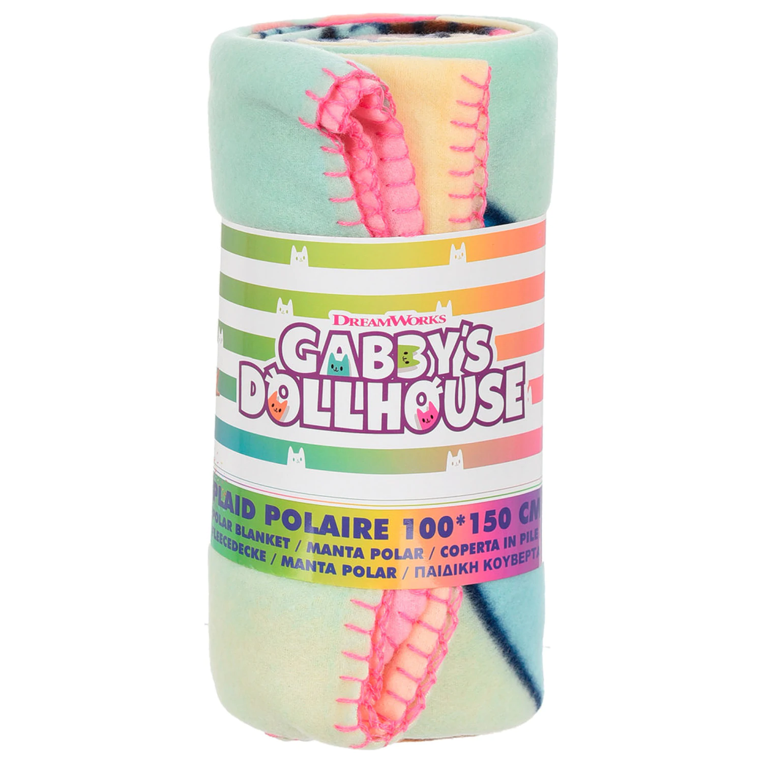 Gabby's Dollhouse Meow Time odeja iz flisa fotografija izdelka